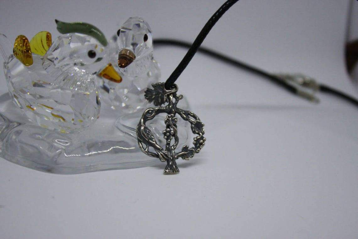 ArtZard Armenian Bird Letter Trchnakir Silver Pendant