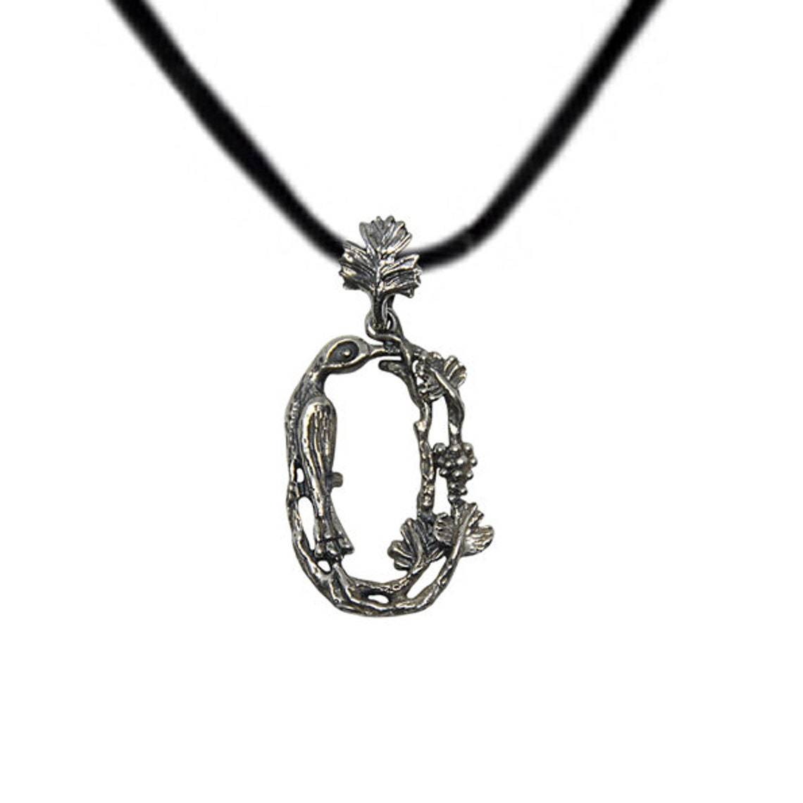 ArtZard Armenian Bird Letter Trchnakir Silver Pendant