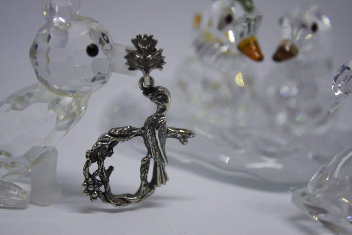 ArtZard Armenian Bird Letter Trchnakir Silver Pendant