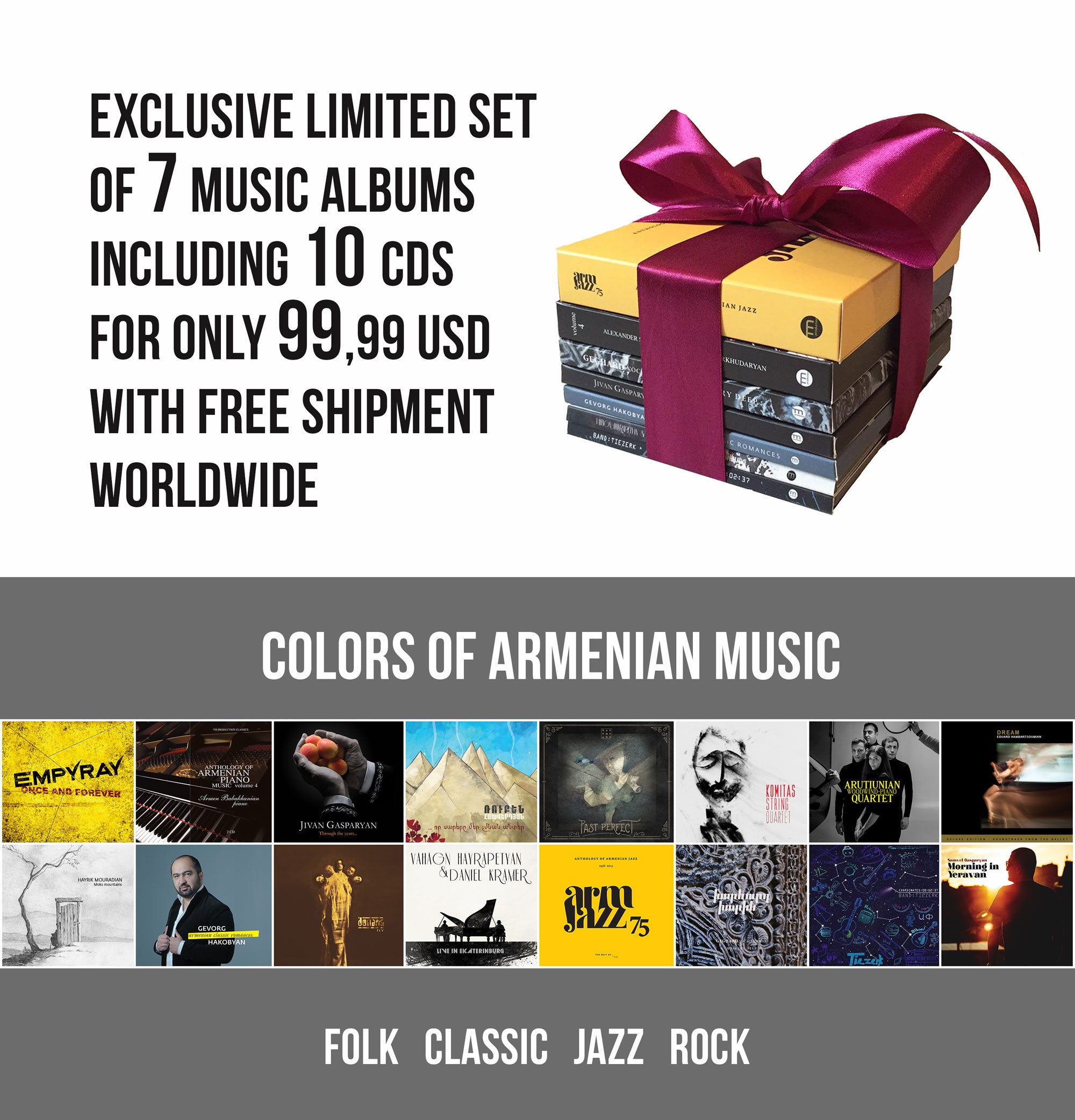 Colors of Armenian Music ( 10 CDs Gift Set )