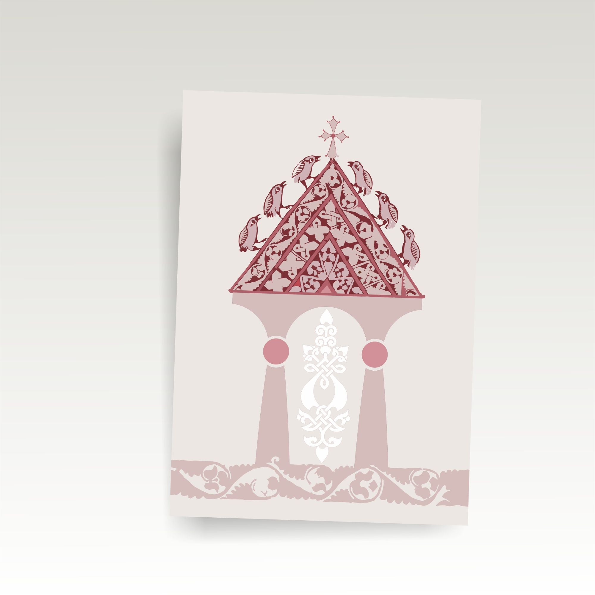Armenian Ornaments Postcard by Kyurkchyan