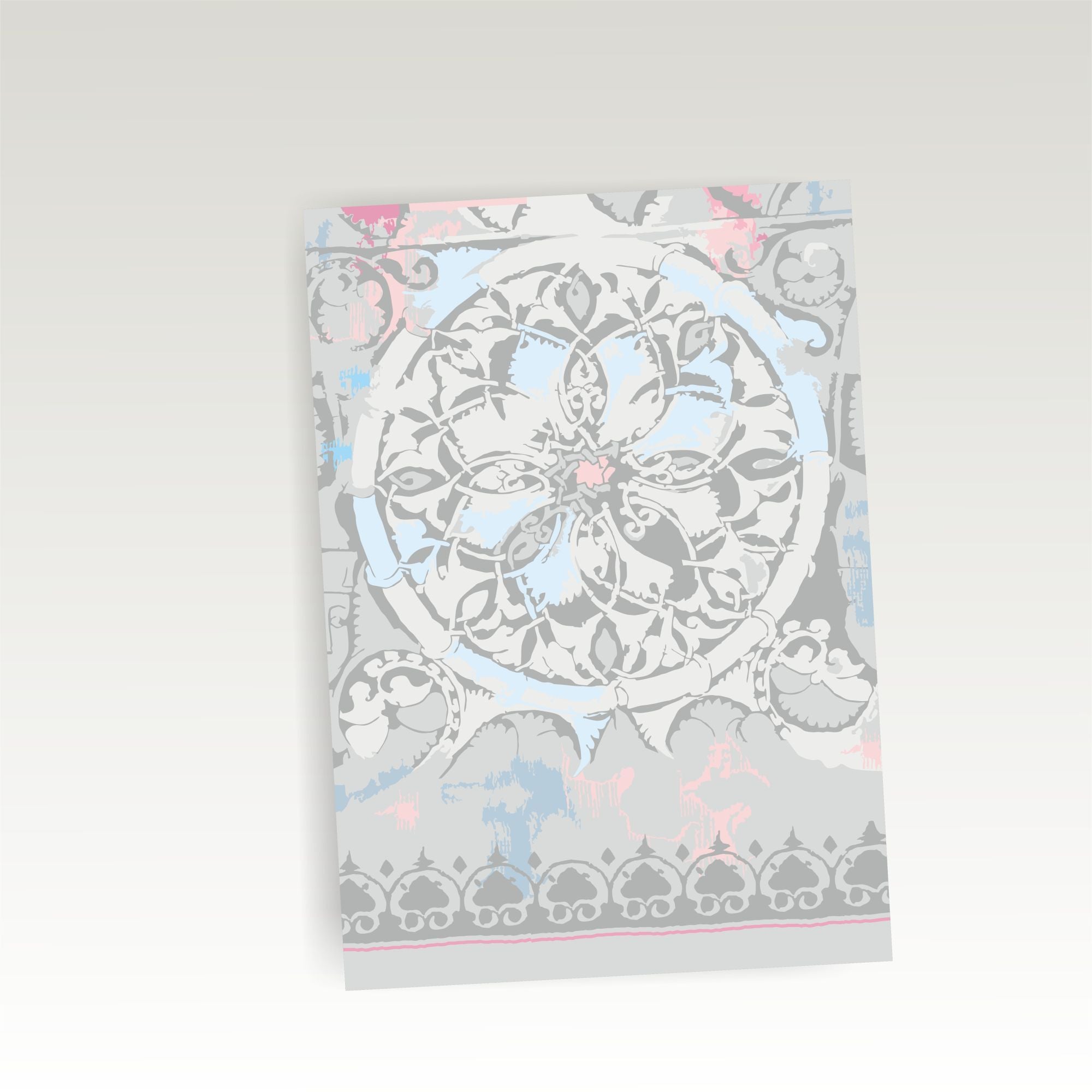 Armenian Ornaments Postcard by Kyurkchyan