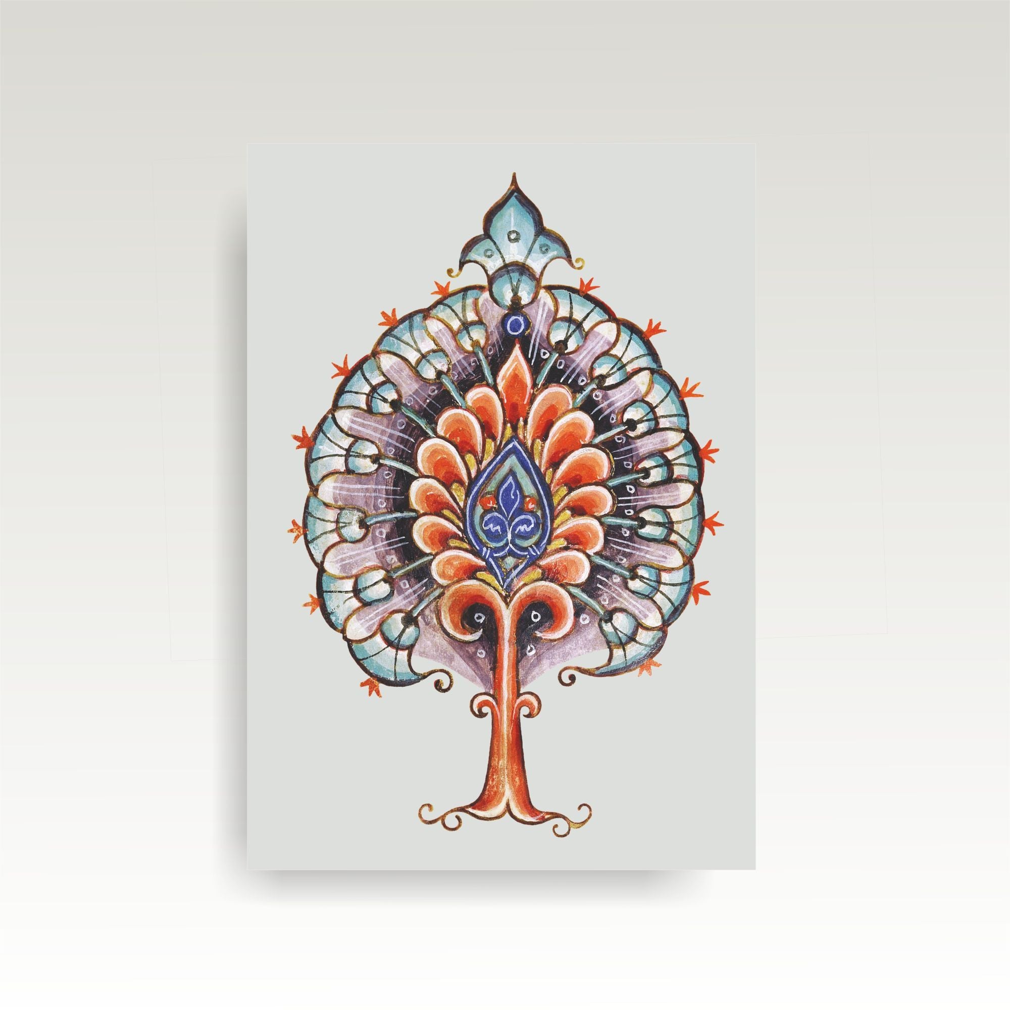 Armenian Ornaments Postcard by Kyurkchyan