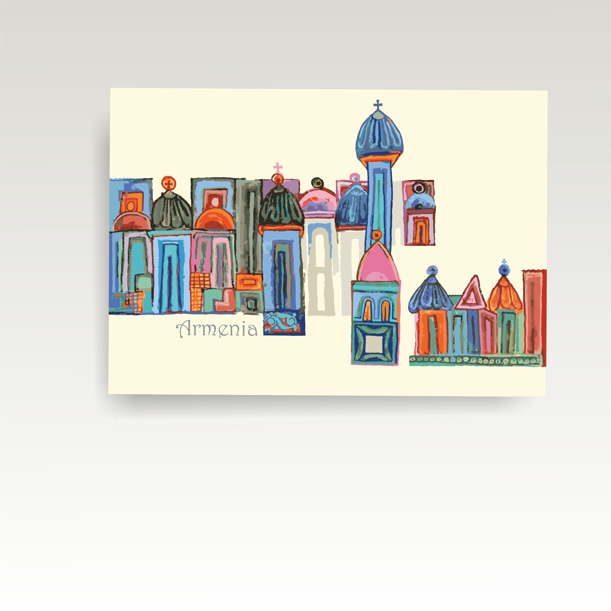 Armenian Postcards Collection by Kyurkchyan - 14 pack