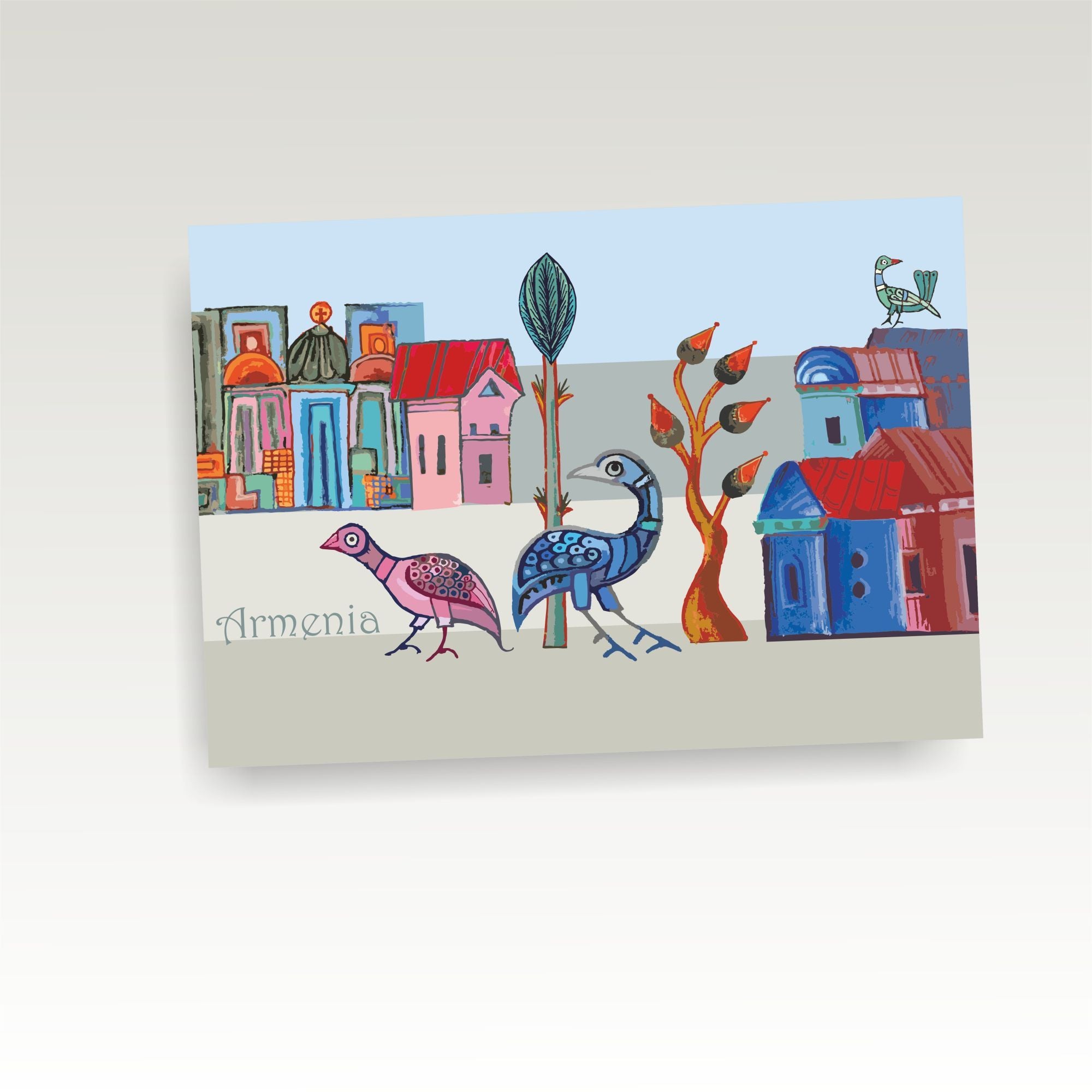Armenian Postcards Collection by Kyurkchyan - 14 pack