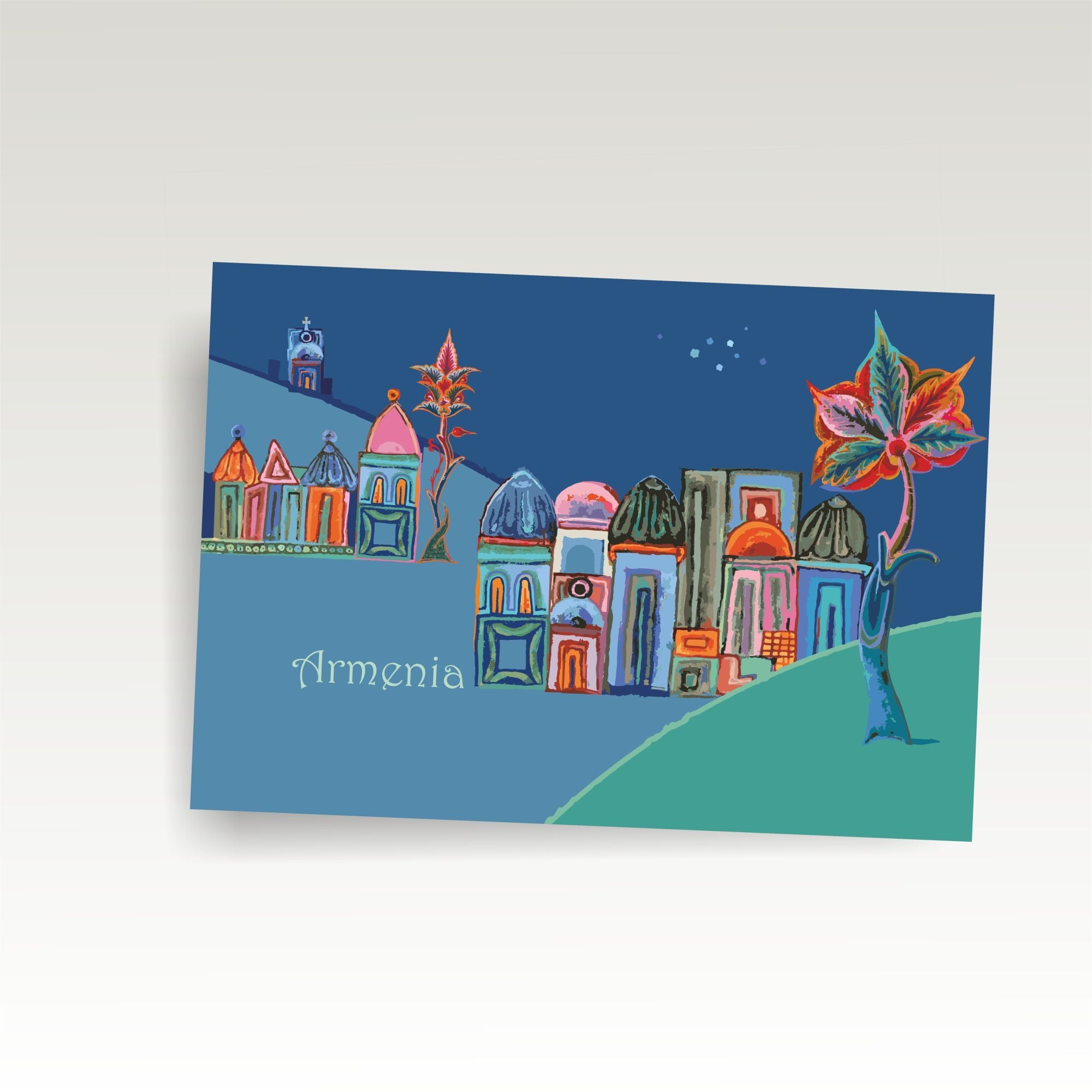 Armenian Postcards Collection by Kyurkchyan - 14 pack