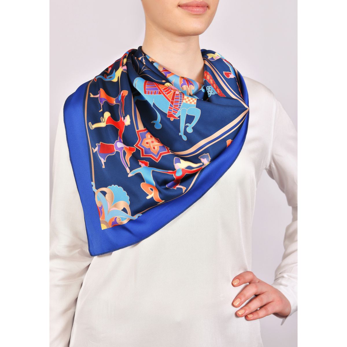 Moreni Scarf - Saint Sargis (Navy)