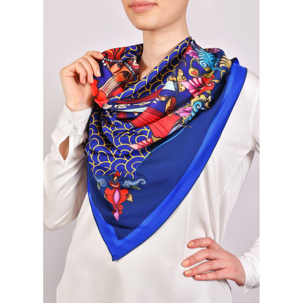 Moreni Scarf - Nrani (Navy)