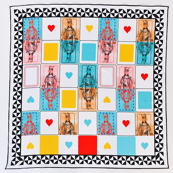 Moreni Scarf - Queen of My Heart (White)