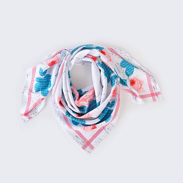 Moreni Scarf - Rose Tree