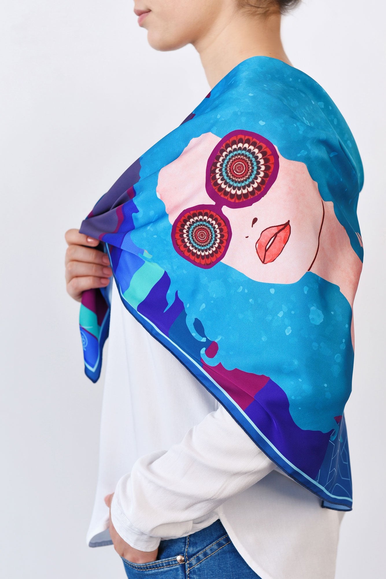 Moreni Scarf - Summer (Blue)