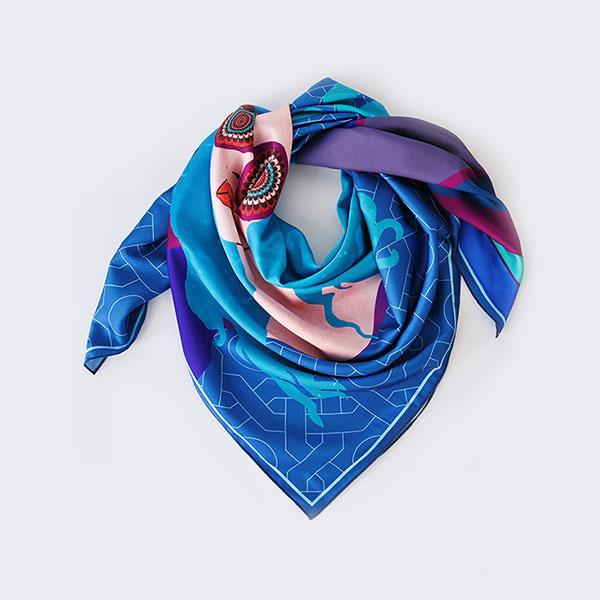 Moreni Scarf - Summer (Blue)
