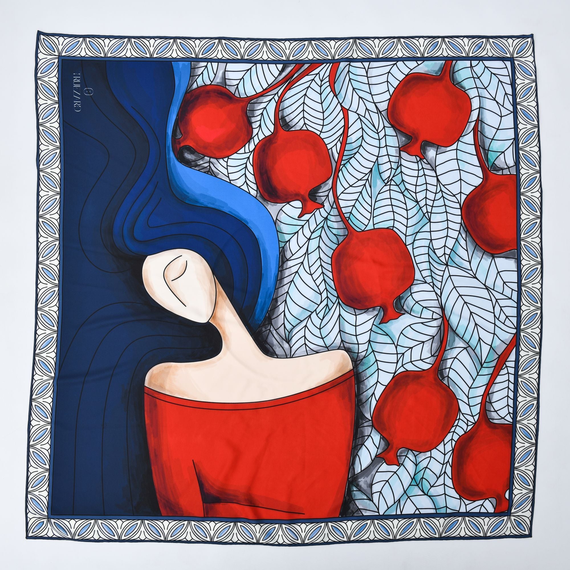 Truezard Sunny Pomegranate Scarf