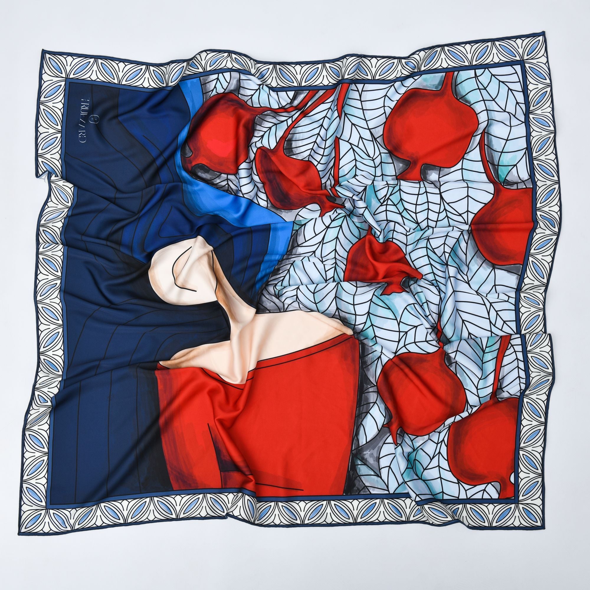 Truezard Sunny Pomegranate Scarf