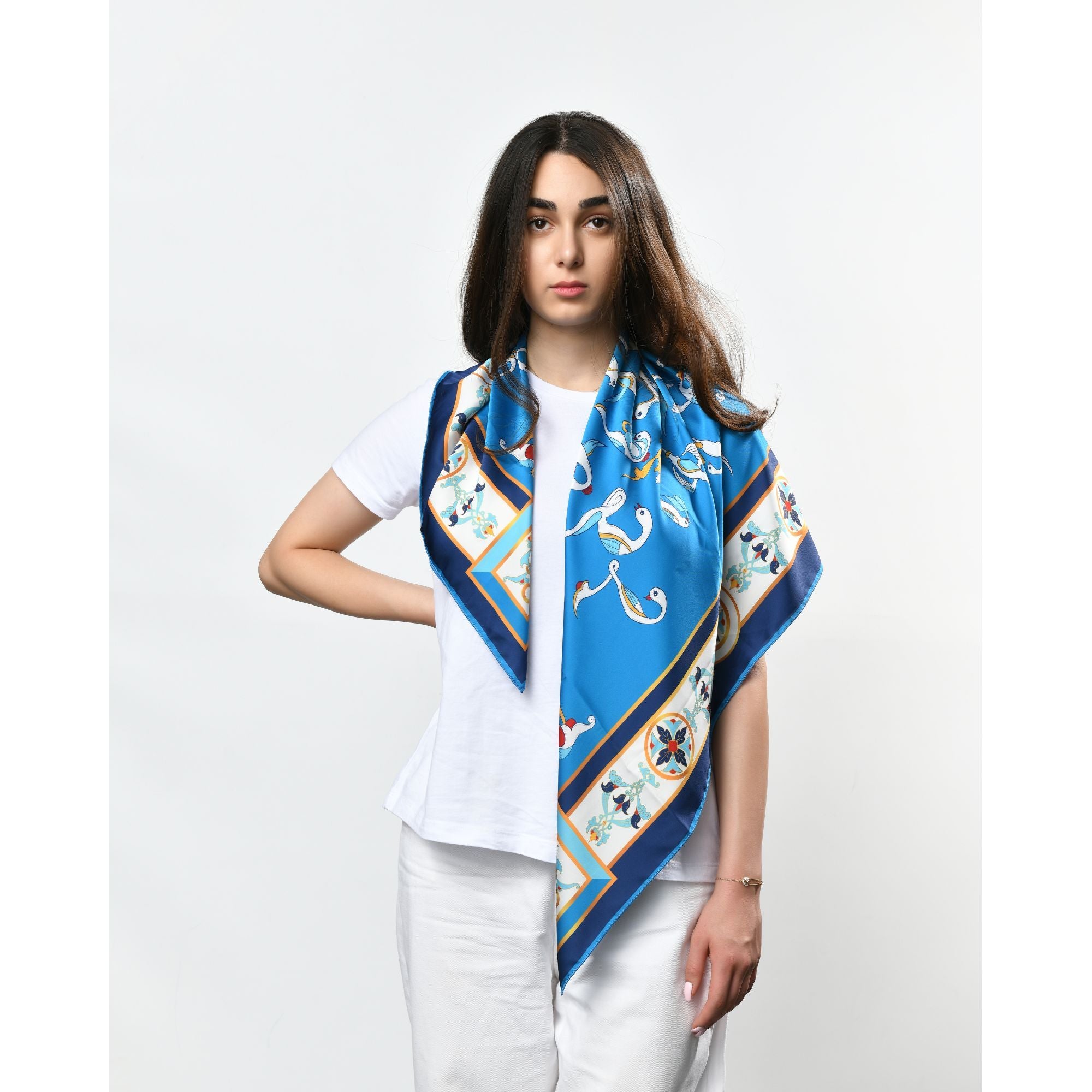 Truezard Mashtots Treasures Scarf - Blue