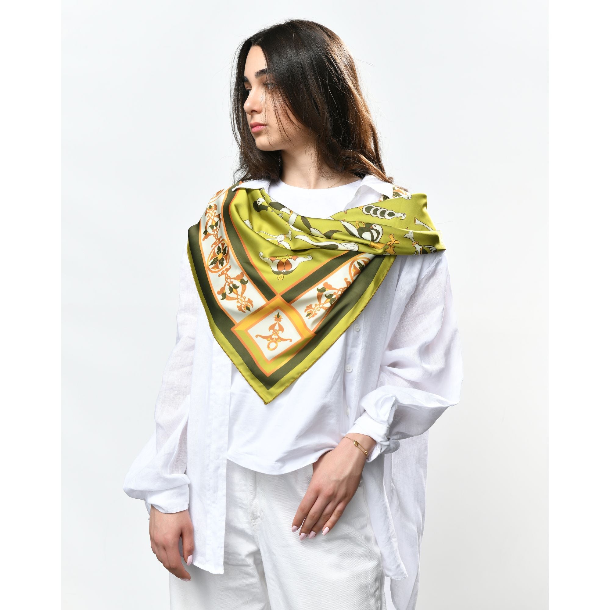 Truezard Mashtots Treasures Scarf - Light Green