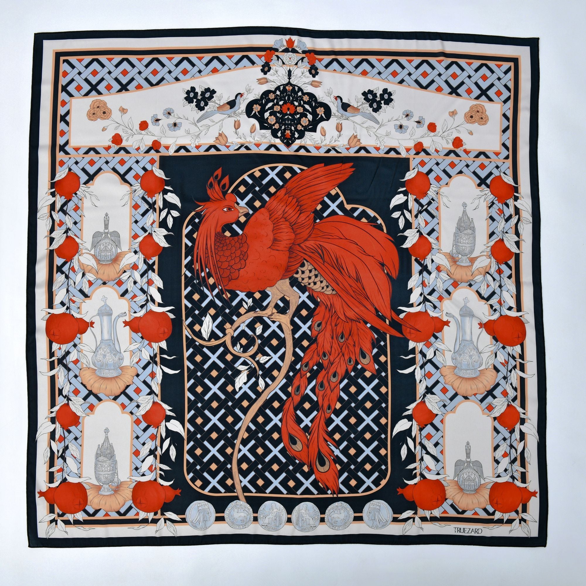 Truezard Red Phoenix Scarf