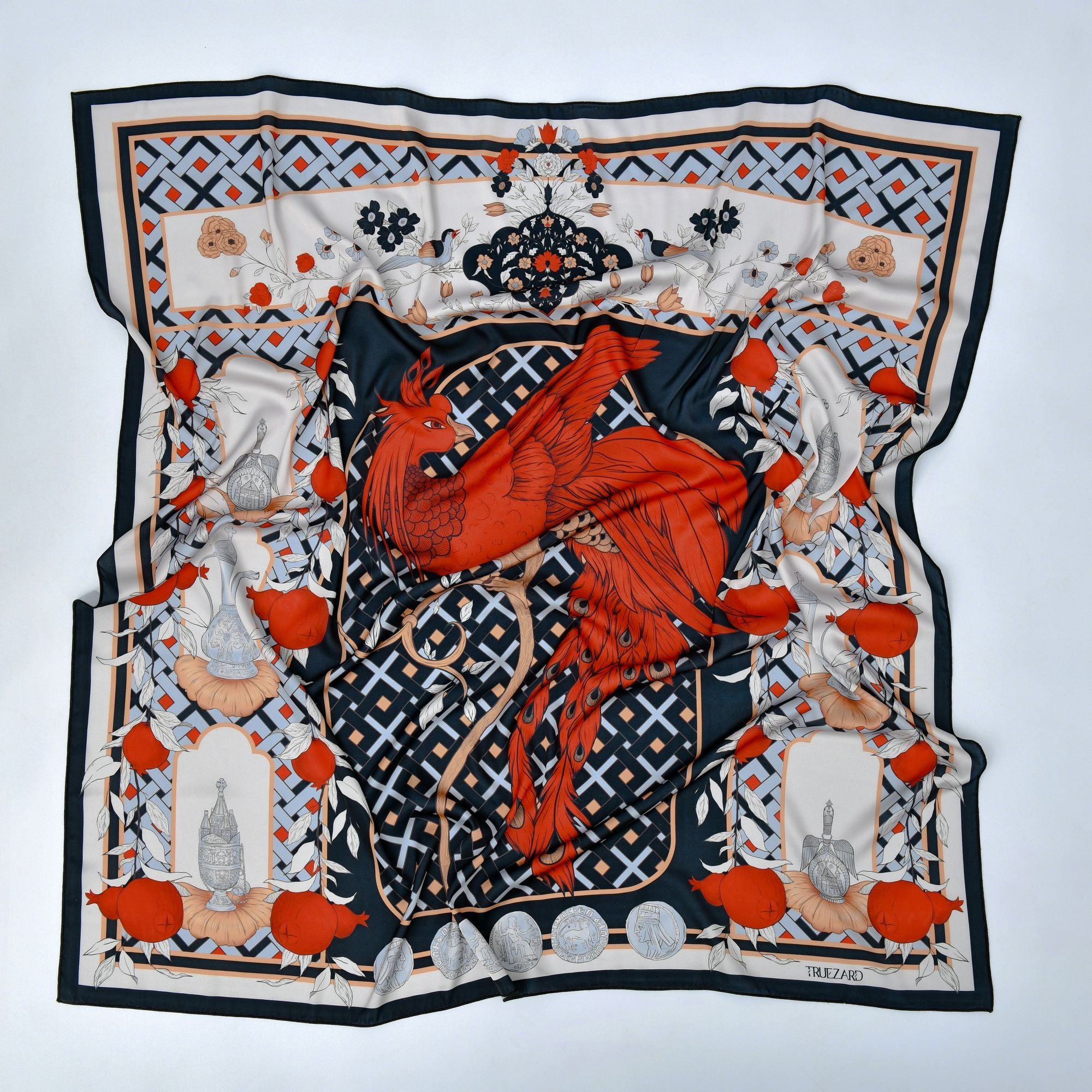 Truezard Red Phoenix Scarf