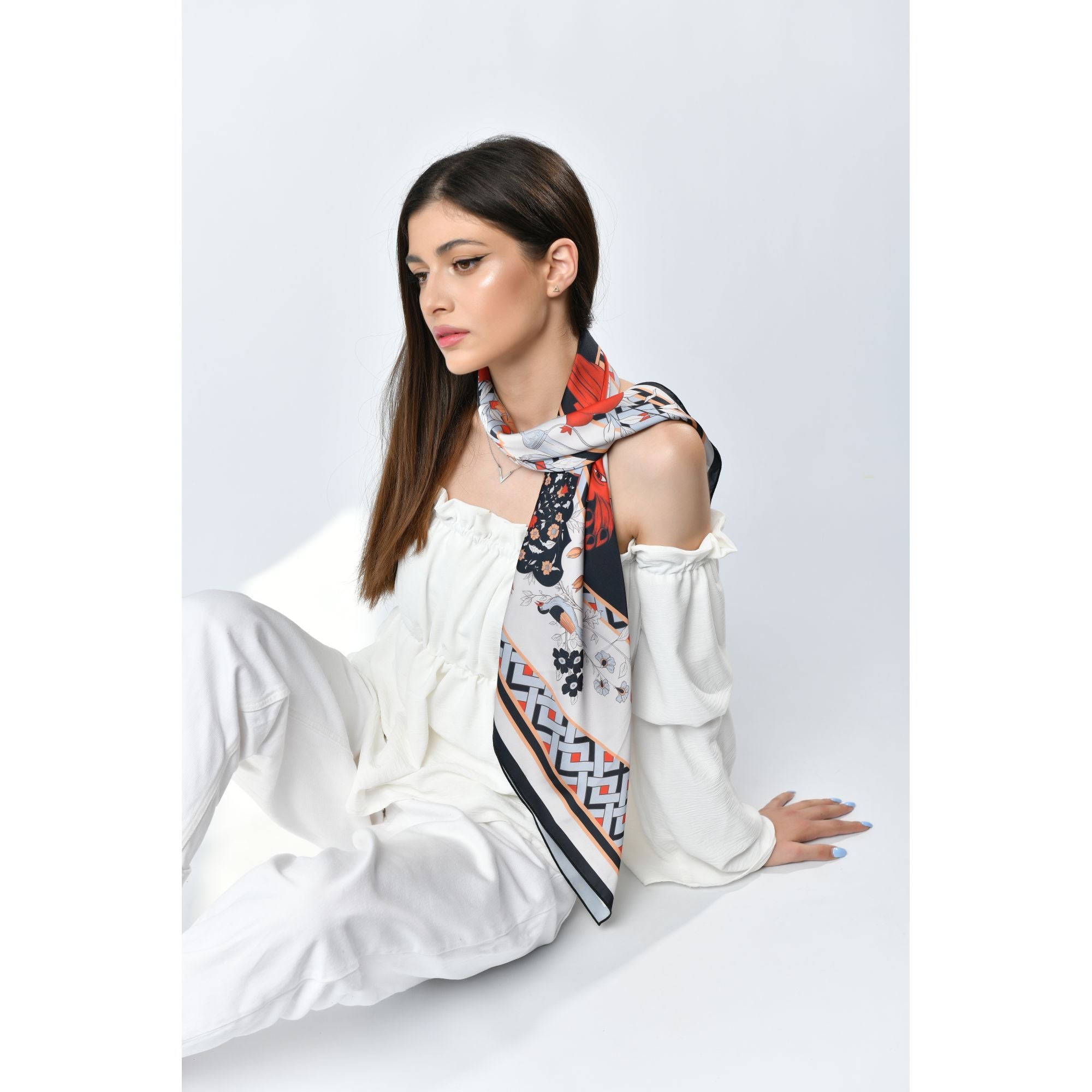 Truezard Red Phoenix Scarf
