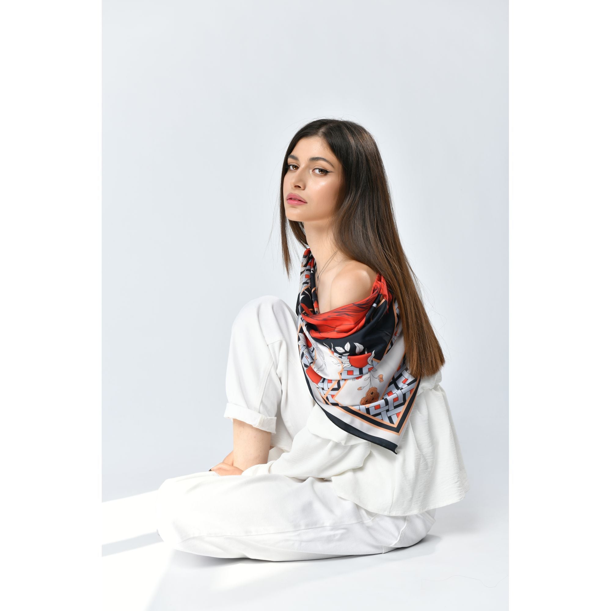 Truezard Red Phoenix Scarf