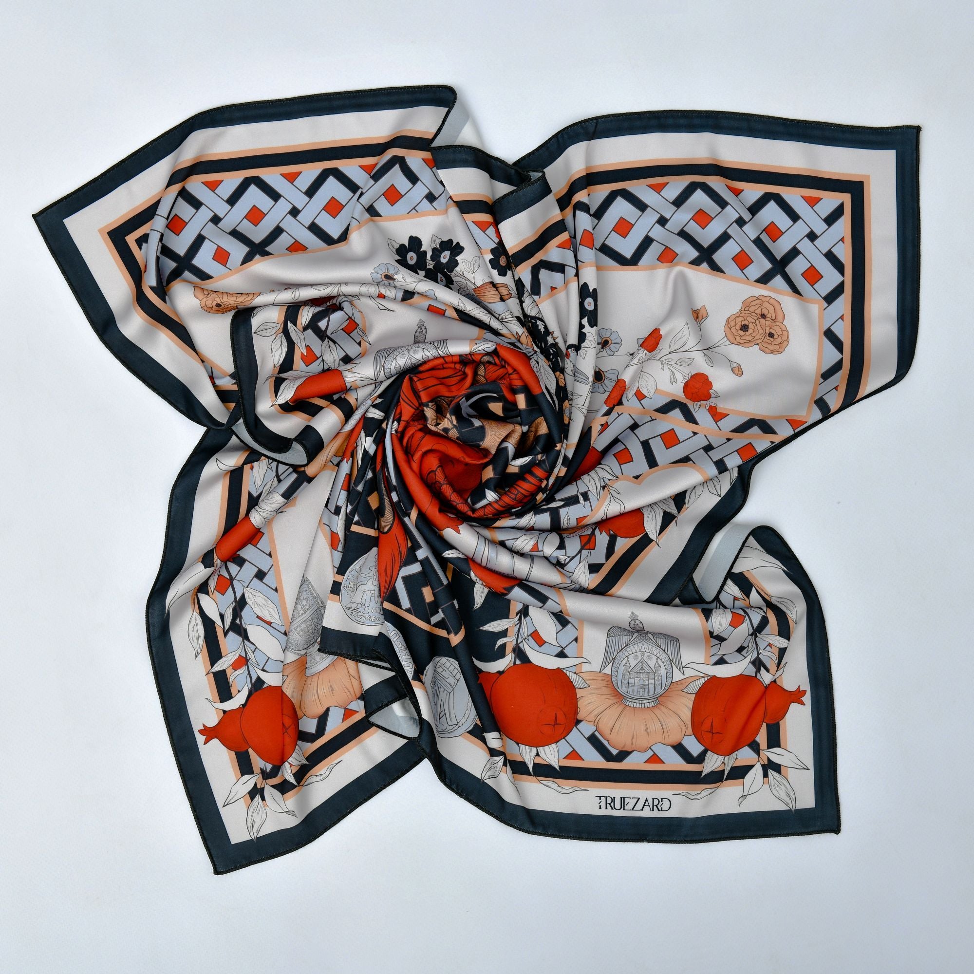 Truezard Red Phoenix Scarf