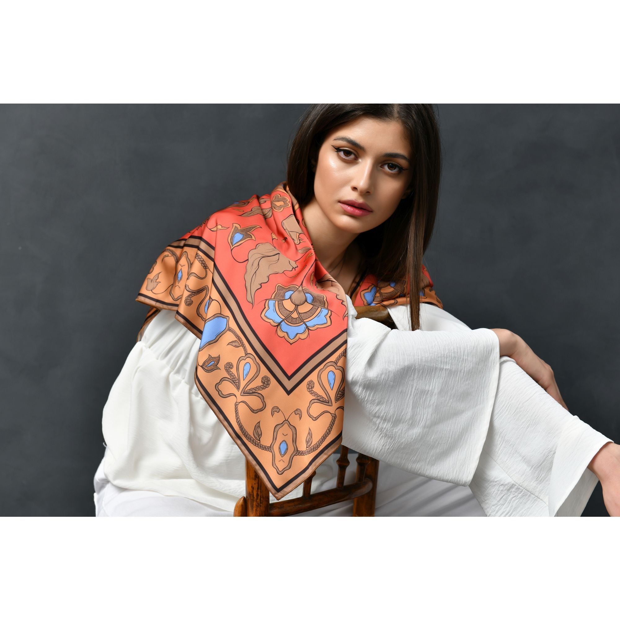 Truezard Treasures of History Scarf - Apricot