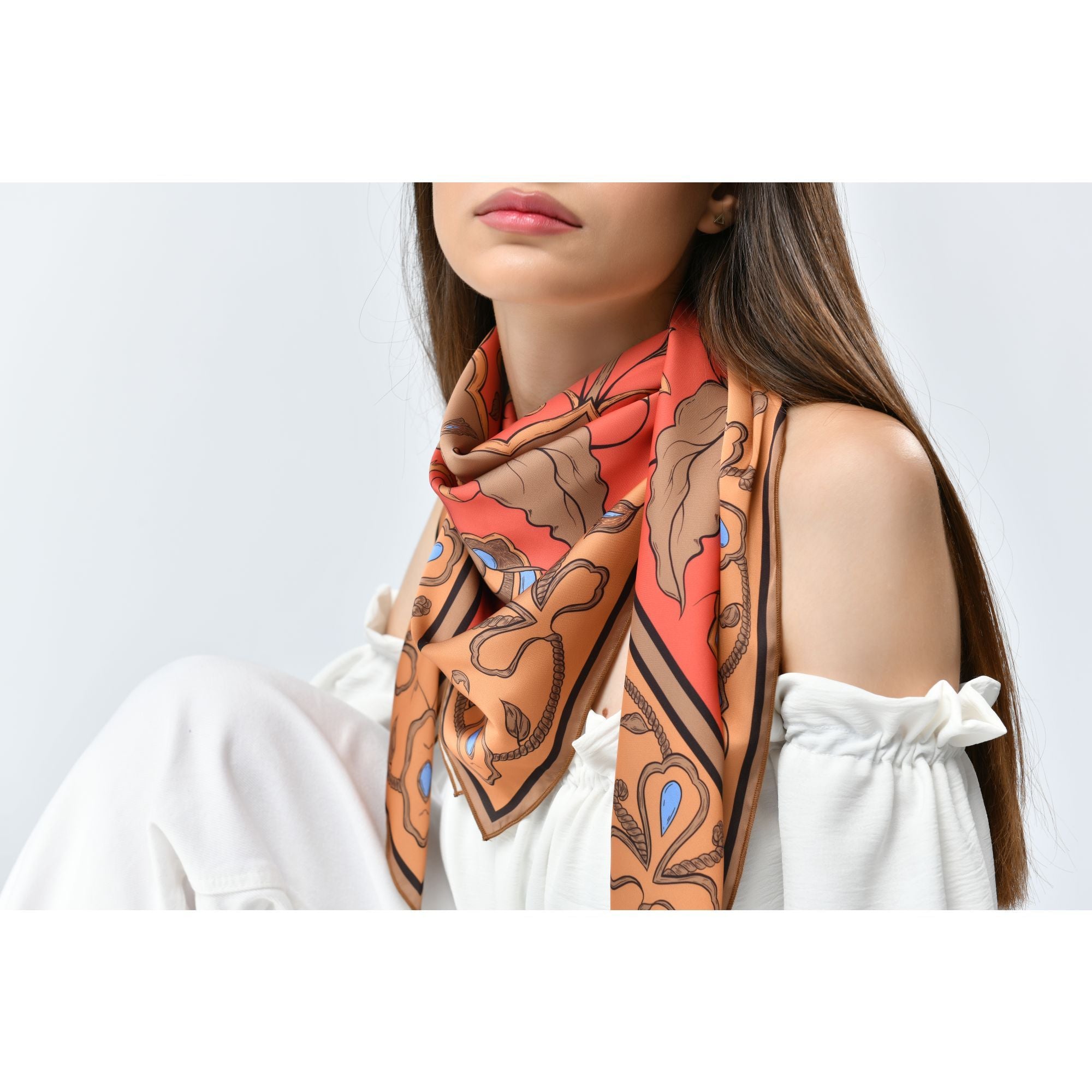 Truezard Treasures of History Scarf - Apricot