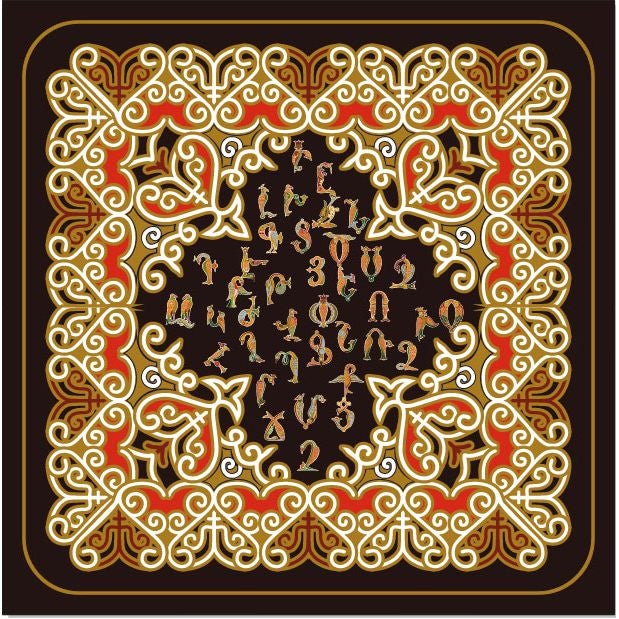 Taraz & Art Scarf - Letters Exposition