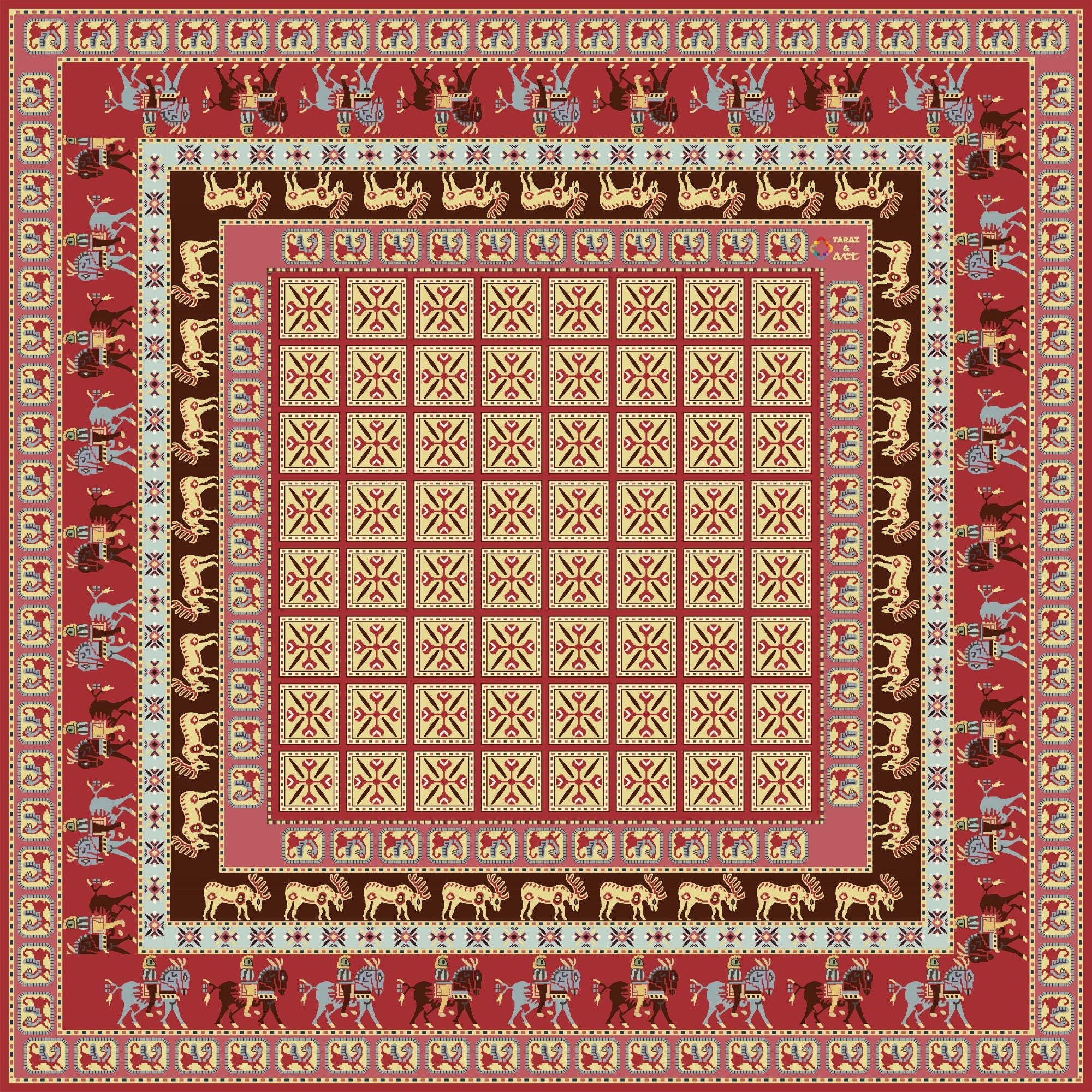 Taraz & Art Scarf - Life in Movement