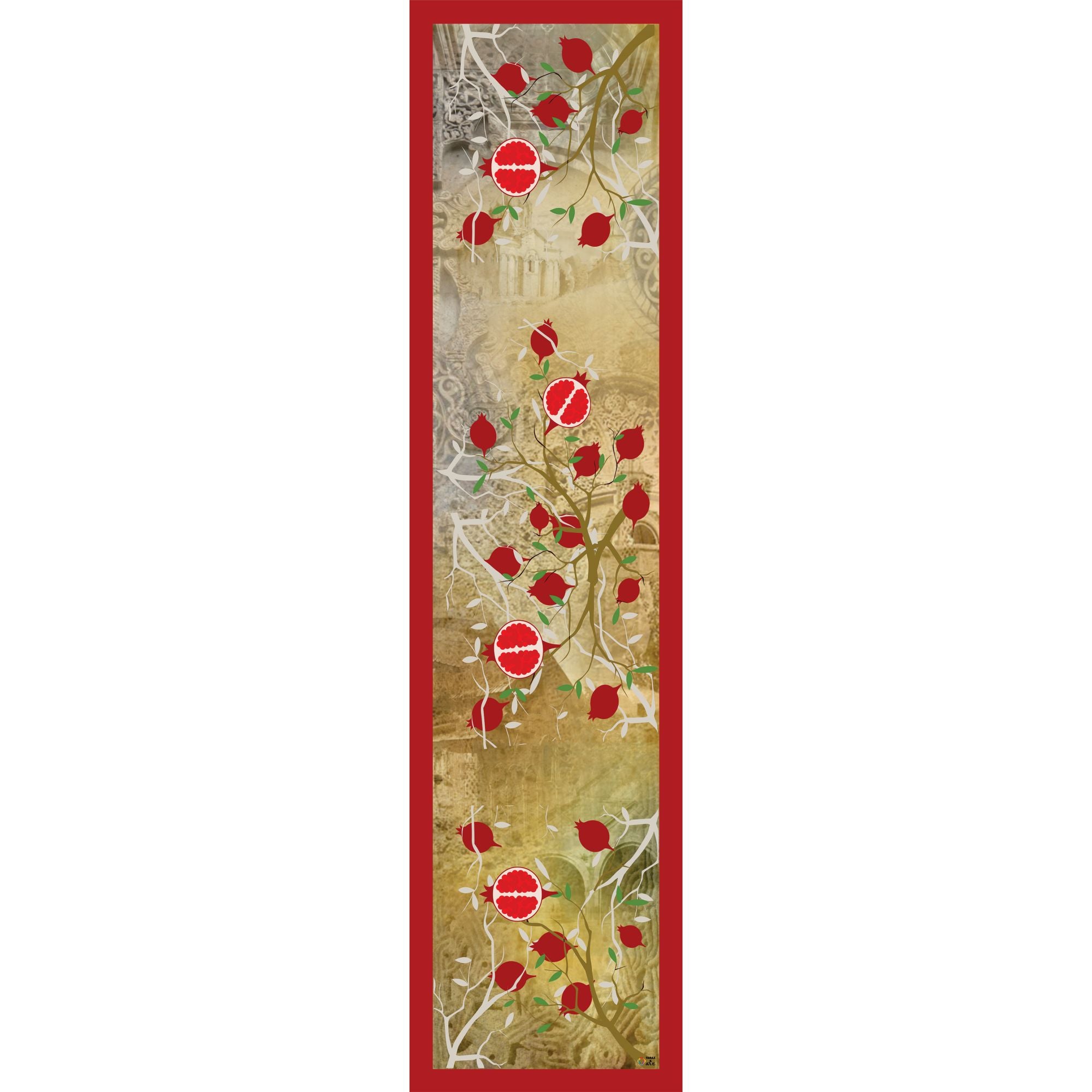 The Color of Pomegranate Scarf