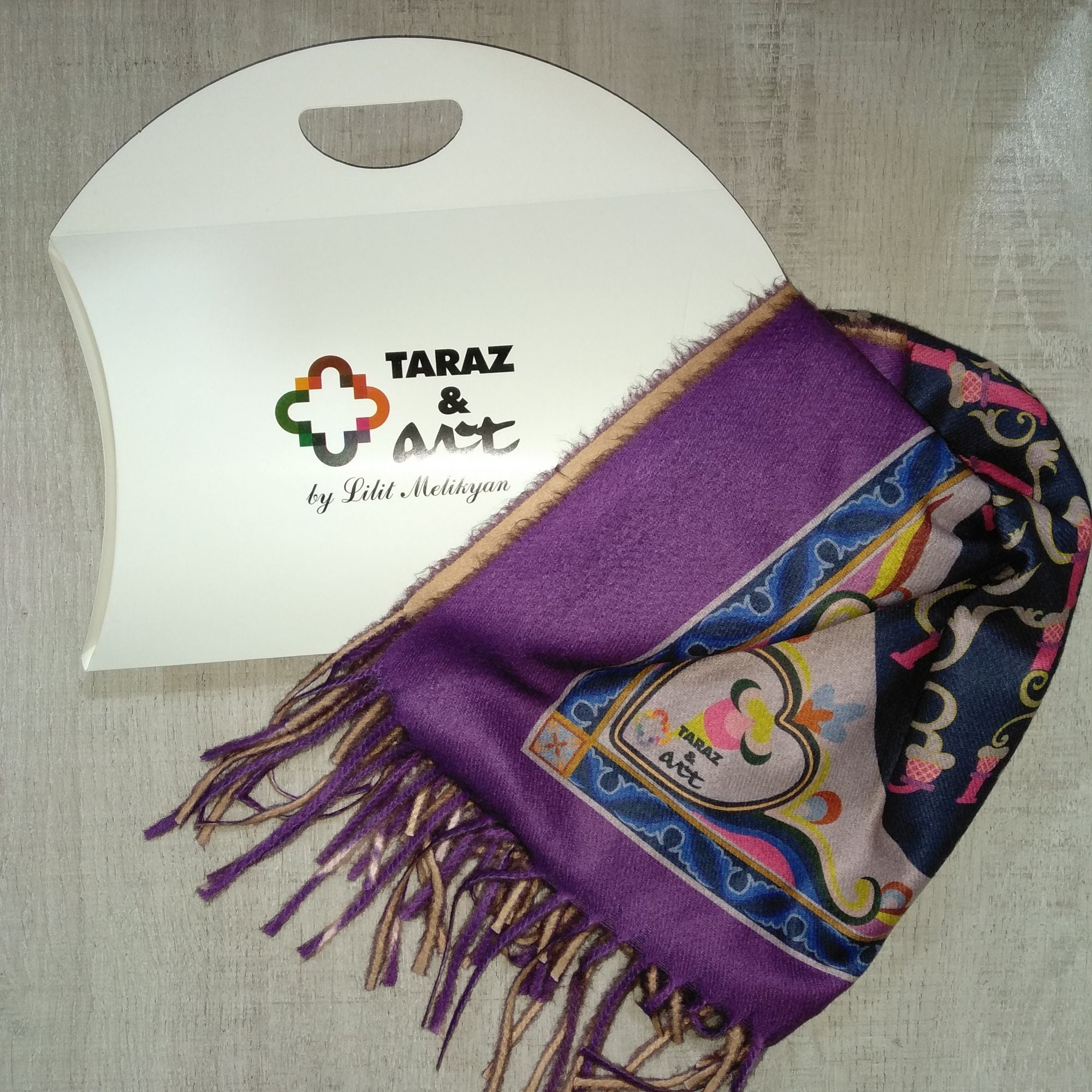 Taraz & Art Cashmere Scarf for Women