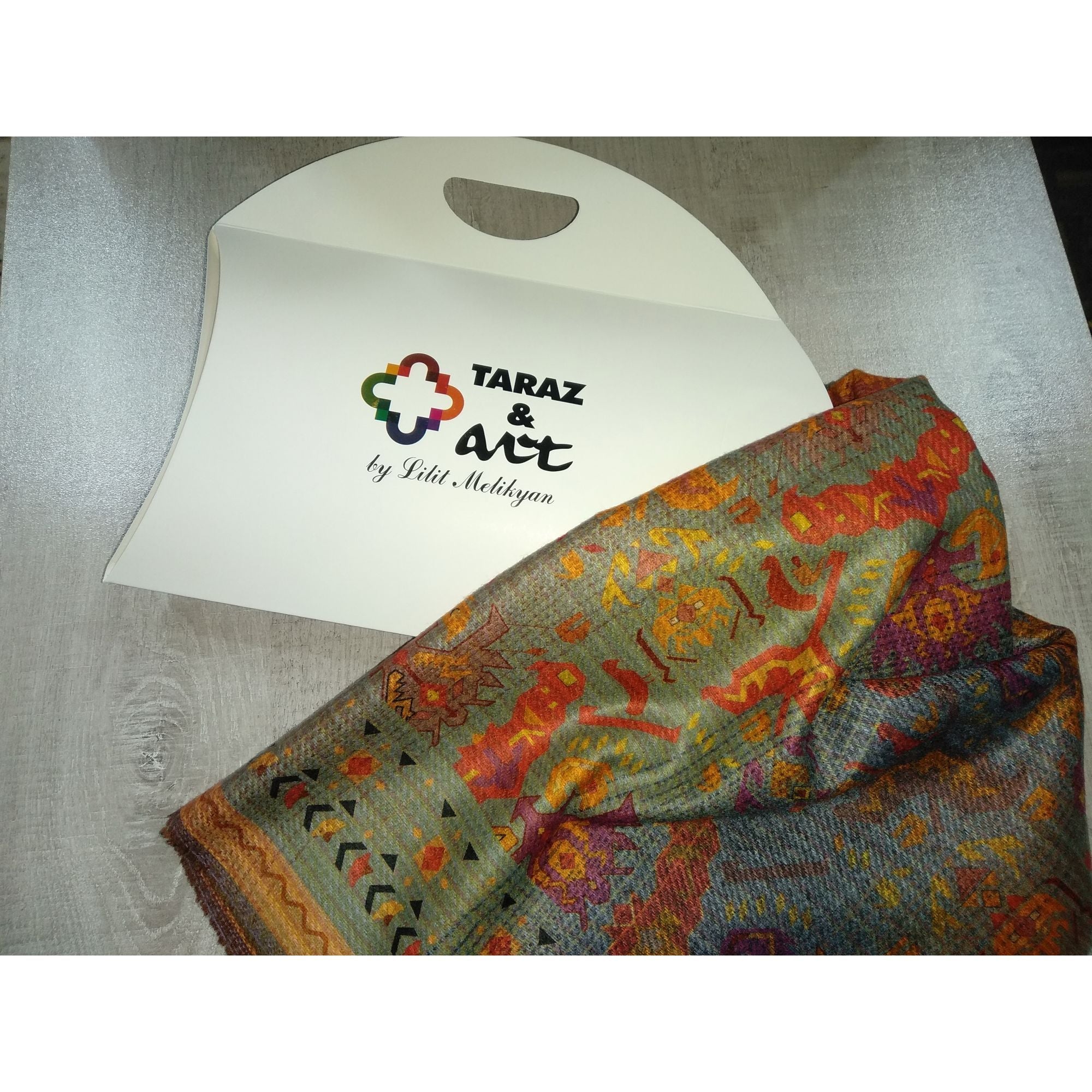 Taraz & Art Cashmere Scarf for Women