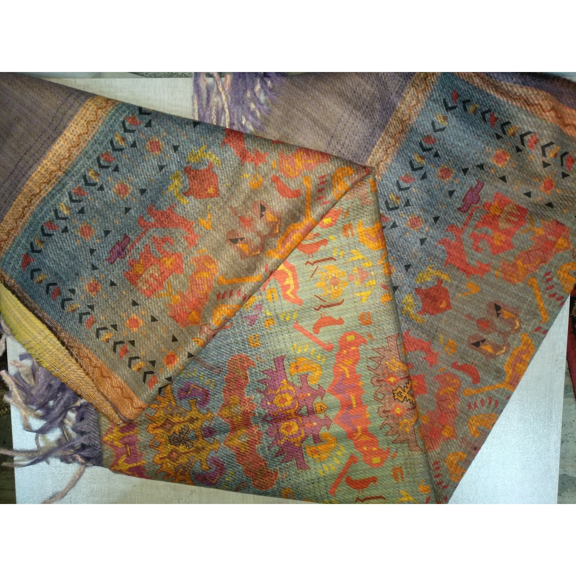 Taraz & Art Cashmere Scarf for Women