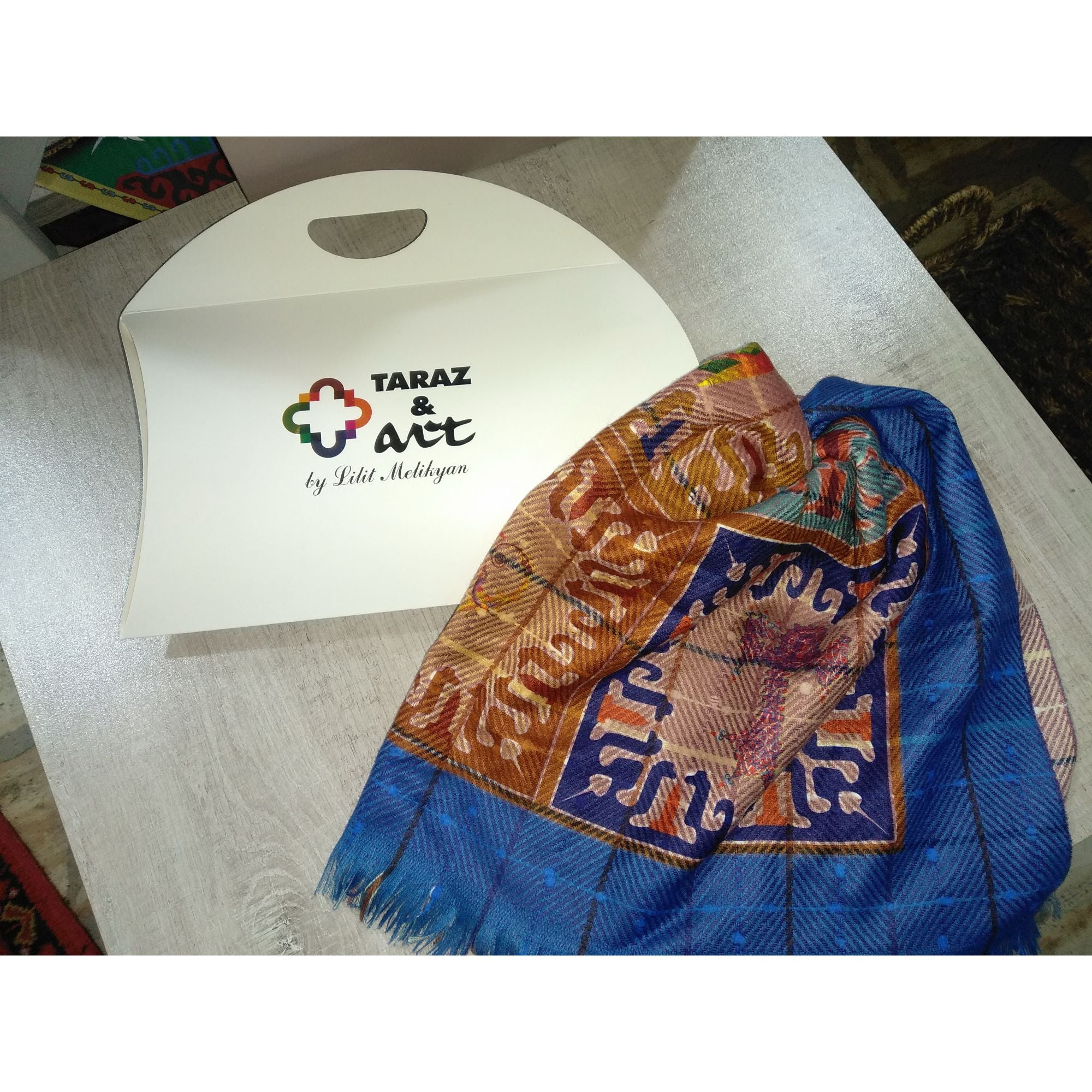 Taraz & Art Cashmere Scarf for Women