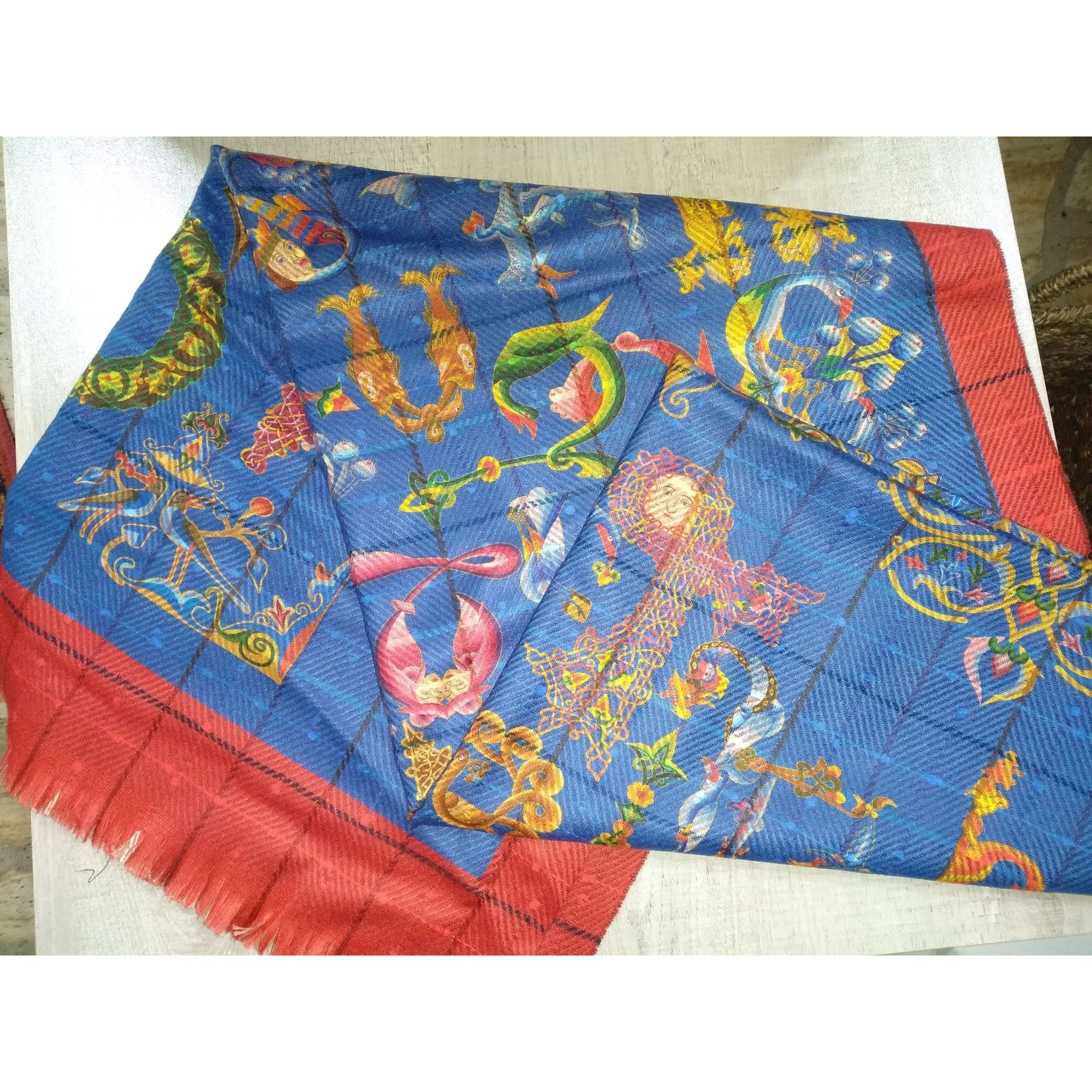 Taraz & Art Cashmere Scarf for Women