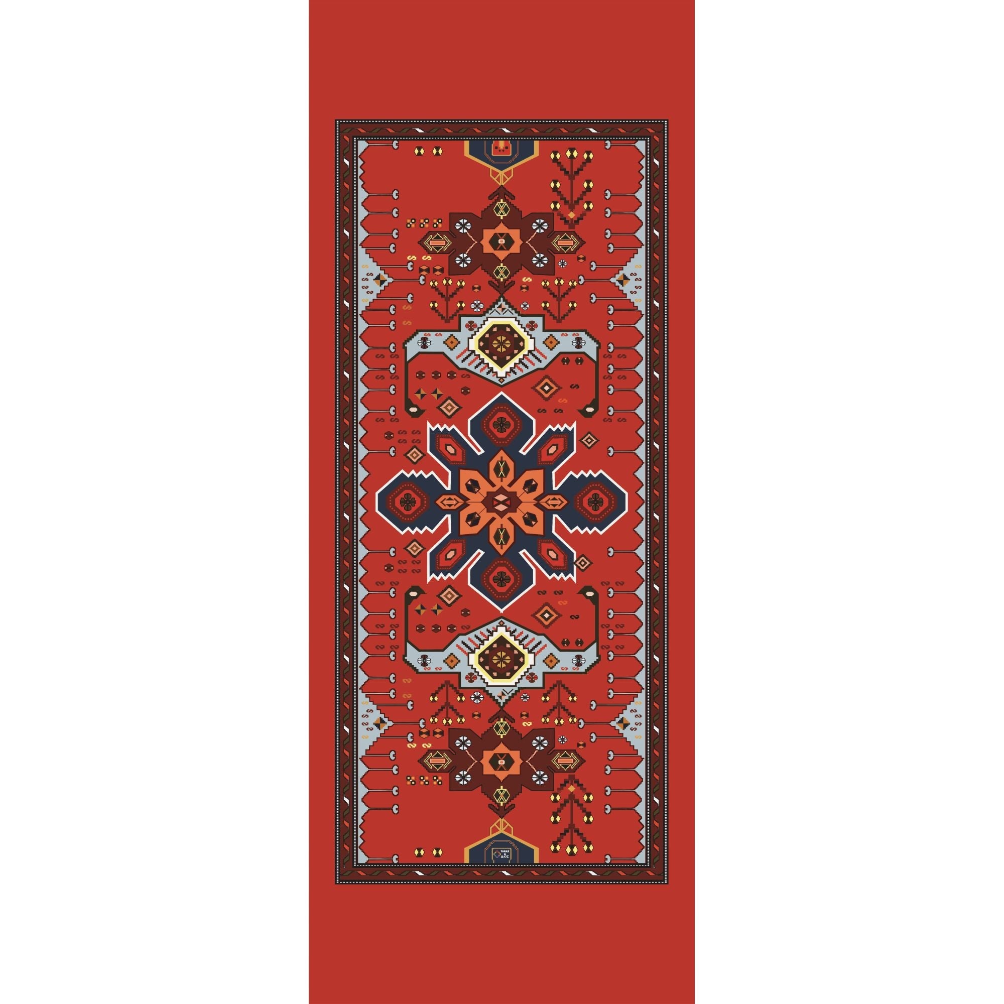Taraz & Art Cashmere Scarf for Women