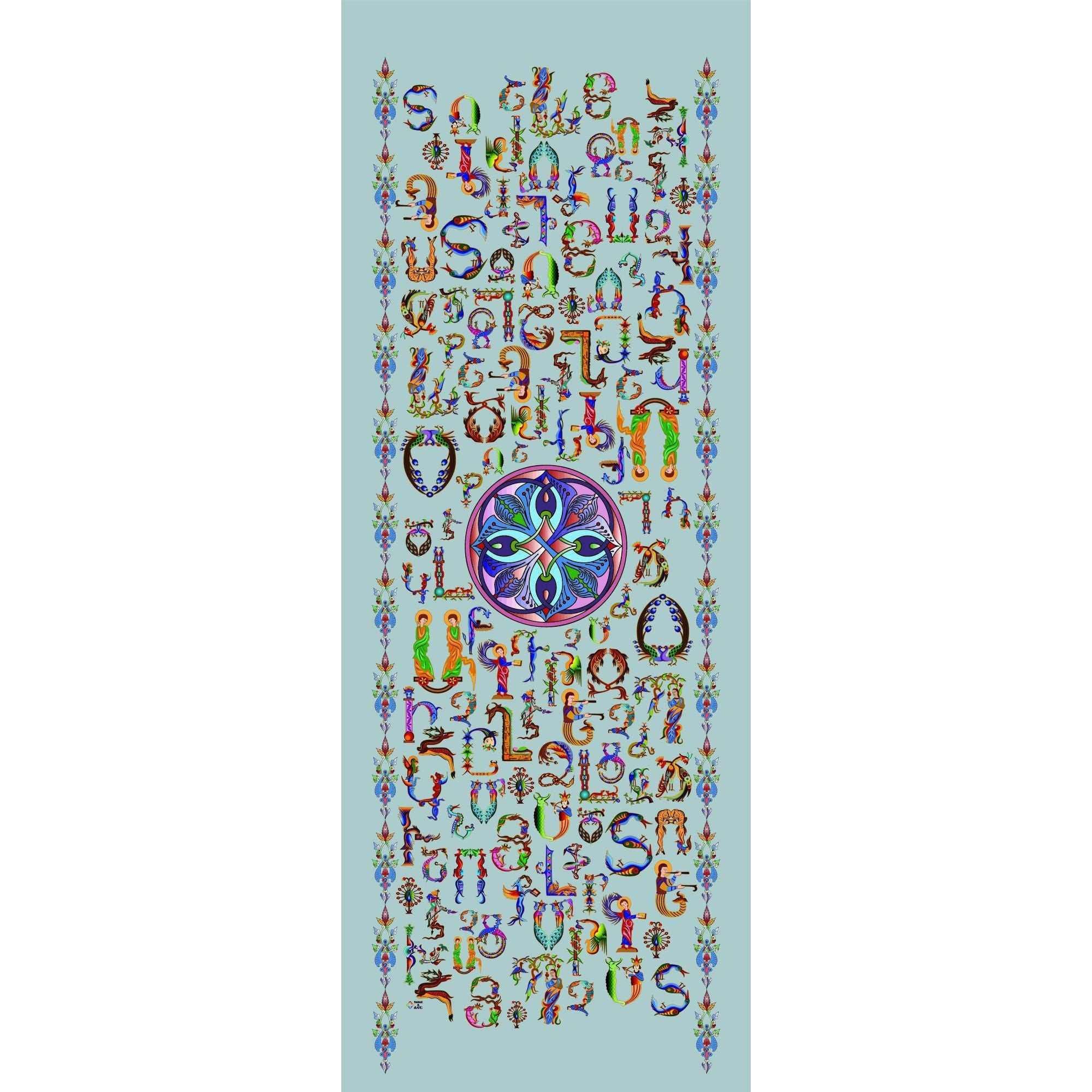 Taraz & Art Cashmere Scarf for Women