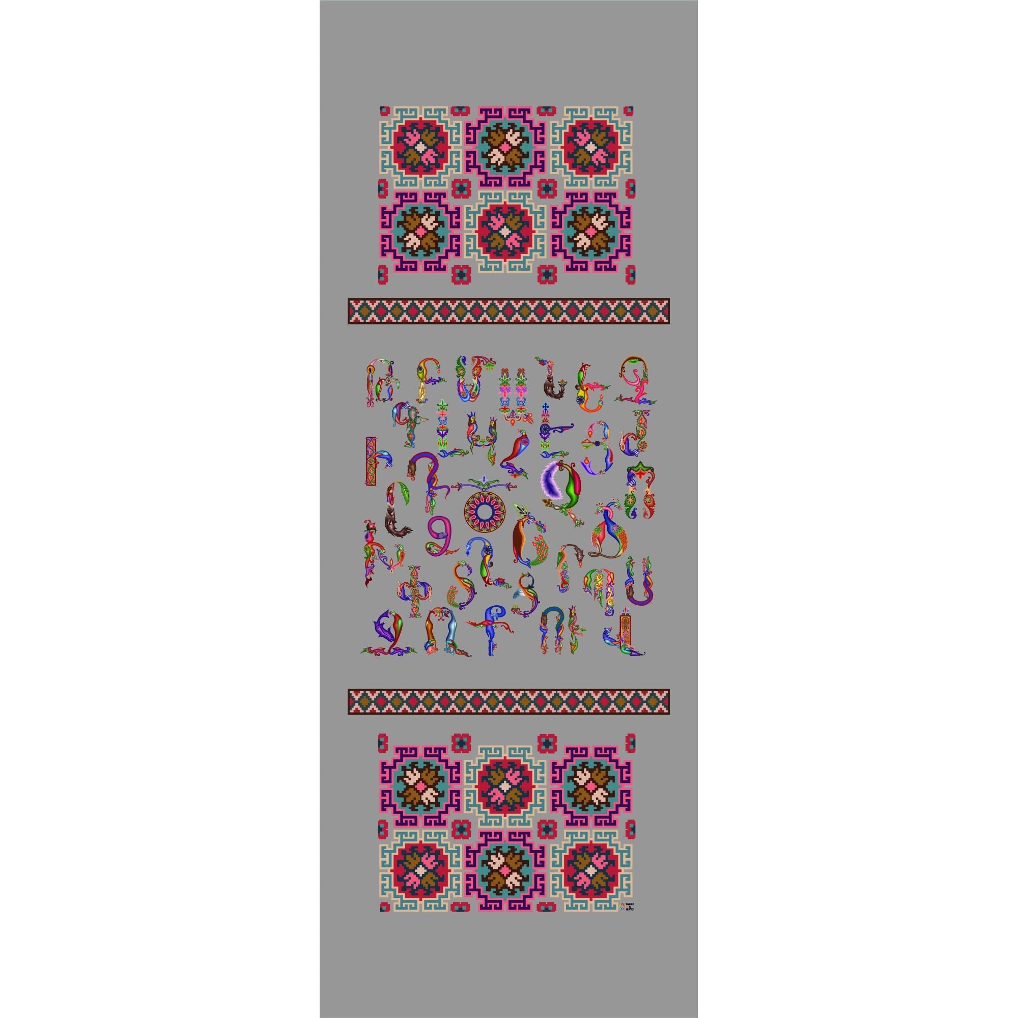 Taraz & Art Cashmere Scarf for Women