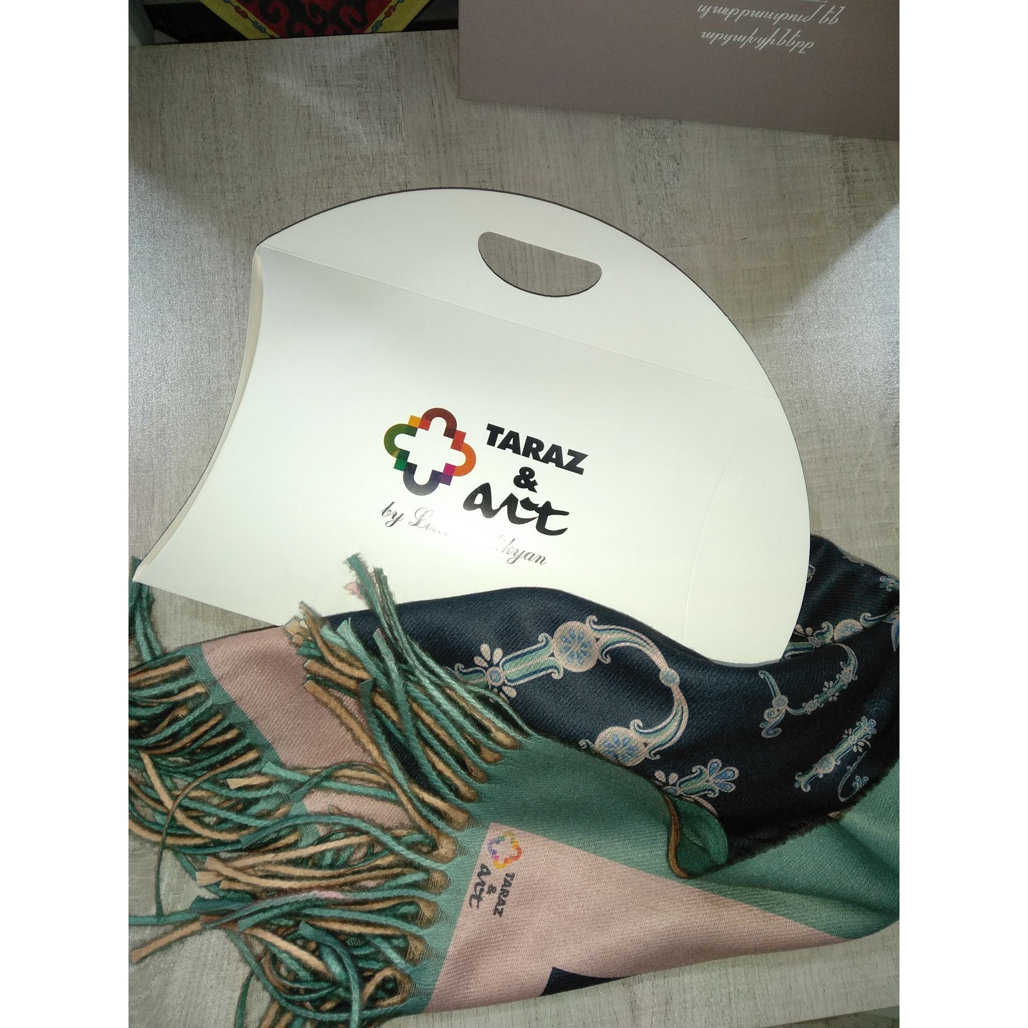 Taraz & Art Cashmere Scarf for Women