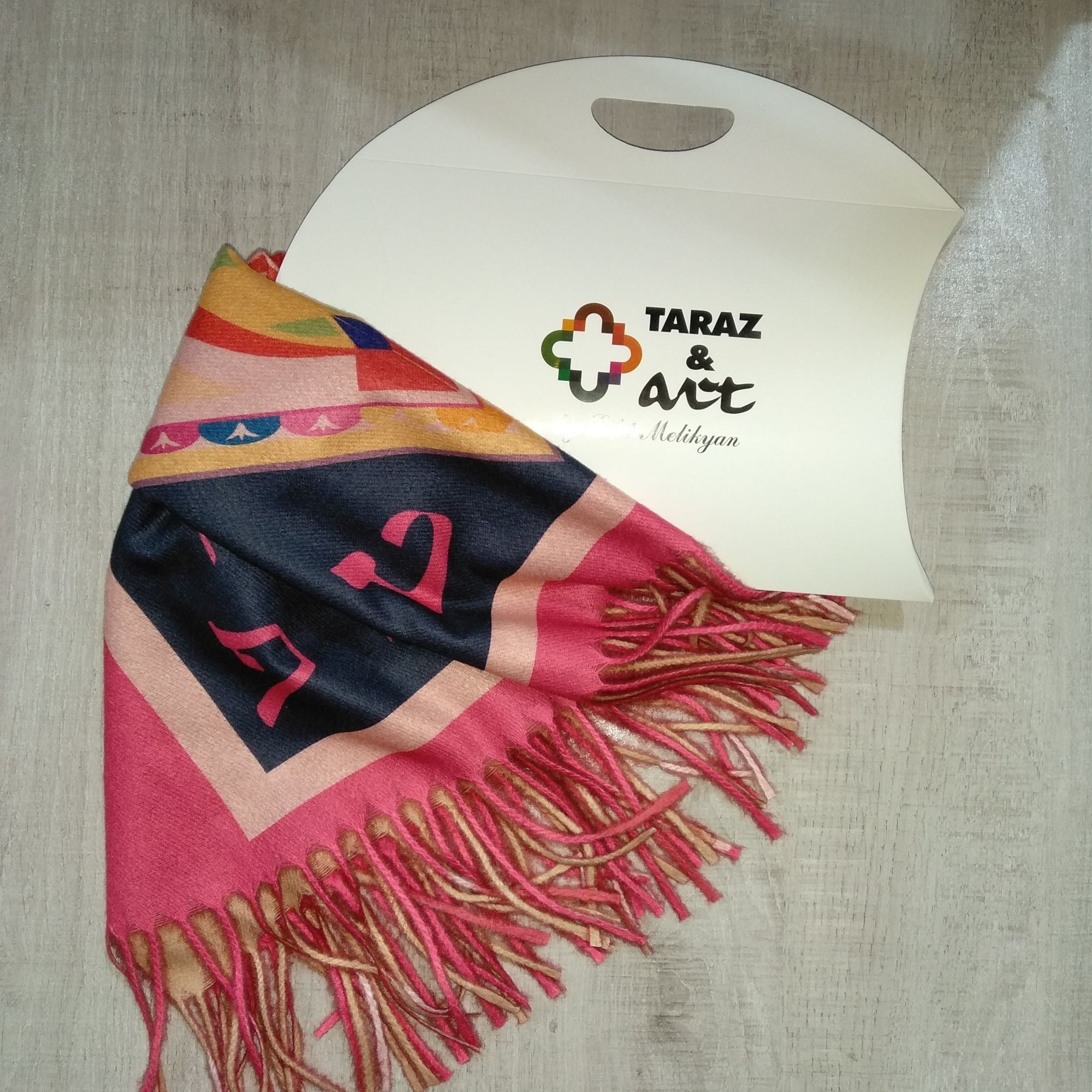 Taraz & Art Cashmere Scarf for Women