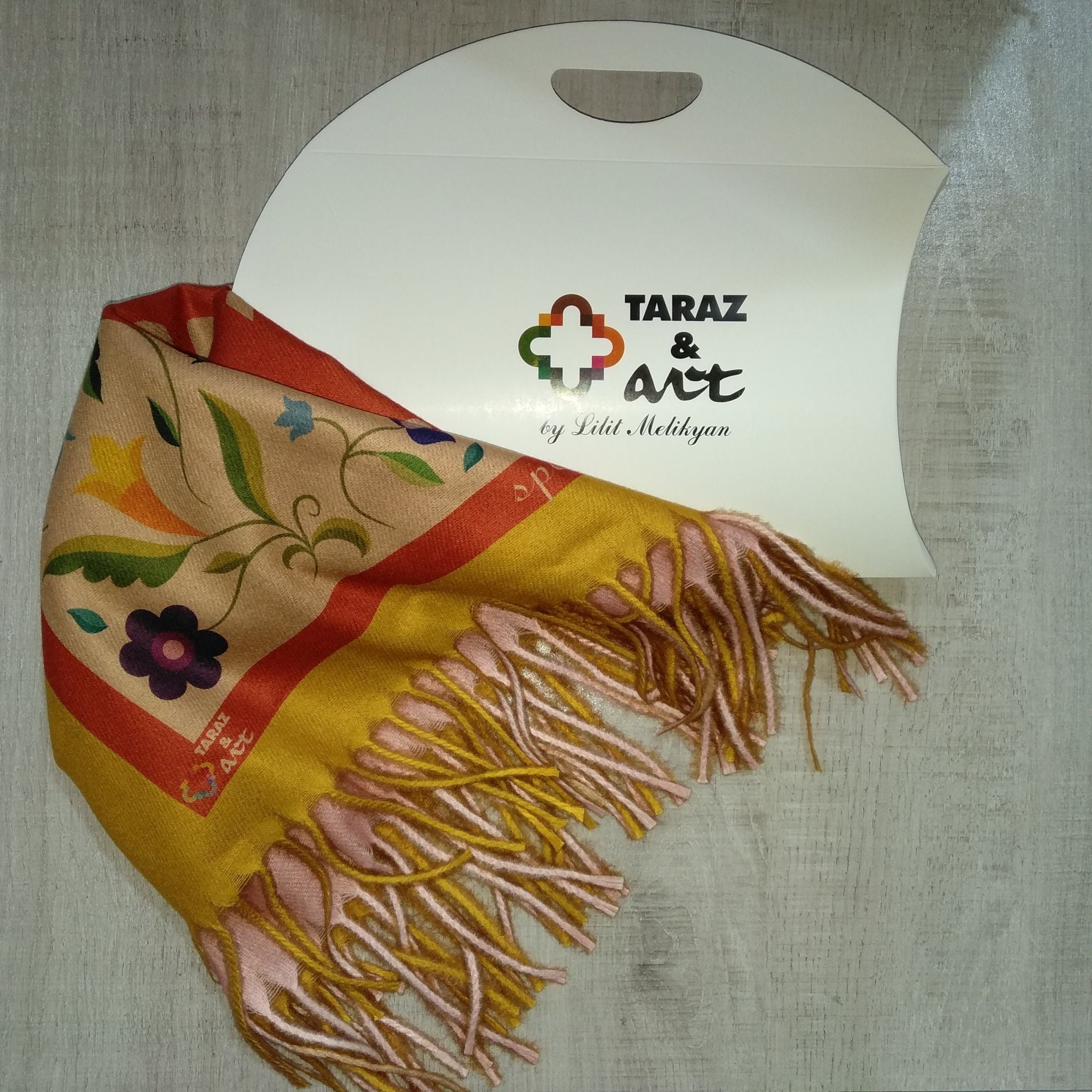 Taraz & Art Cashmere Scarf for Women