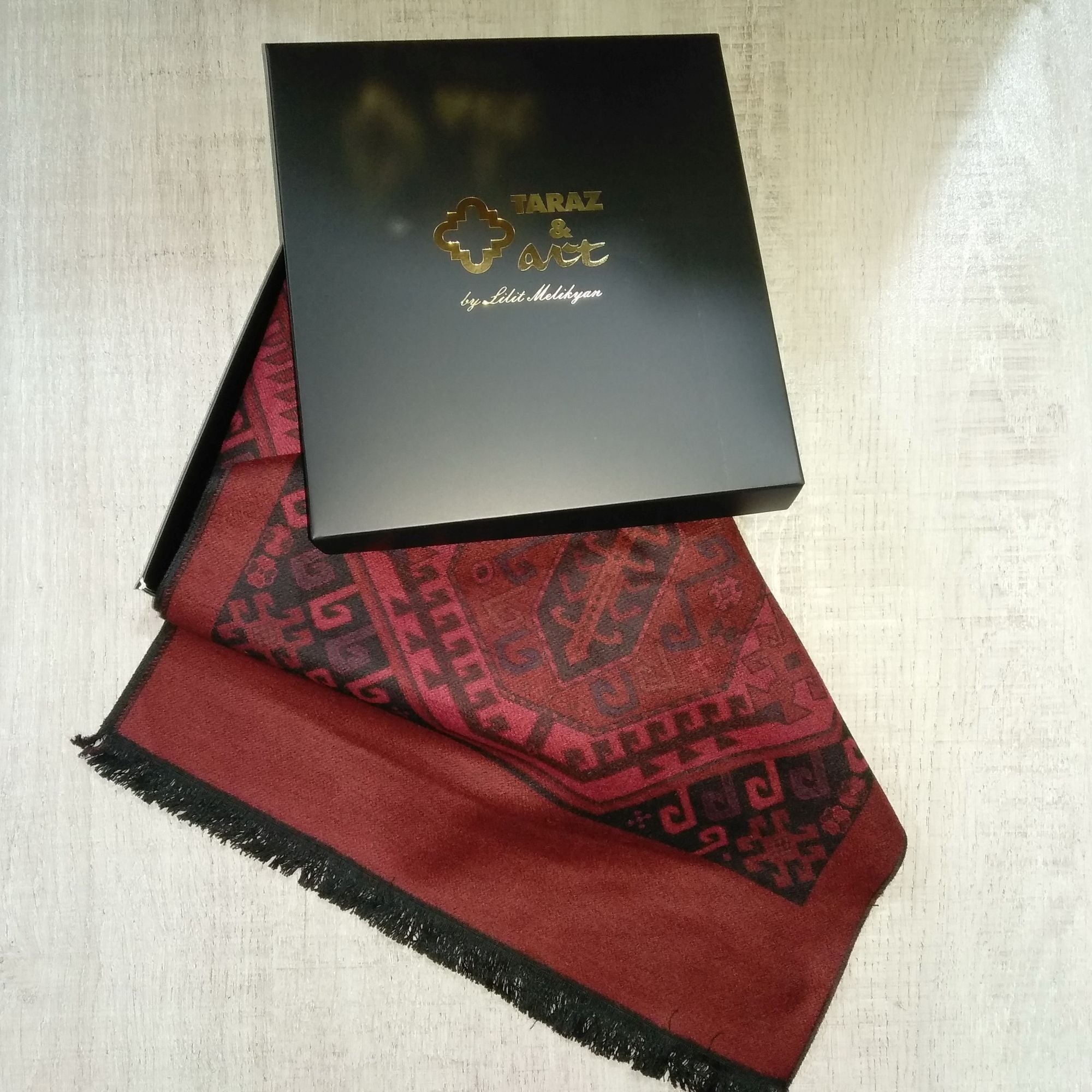 Taraz & Art Cashmere Scarf for Men