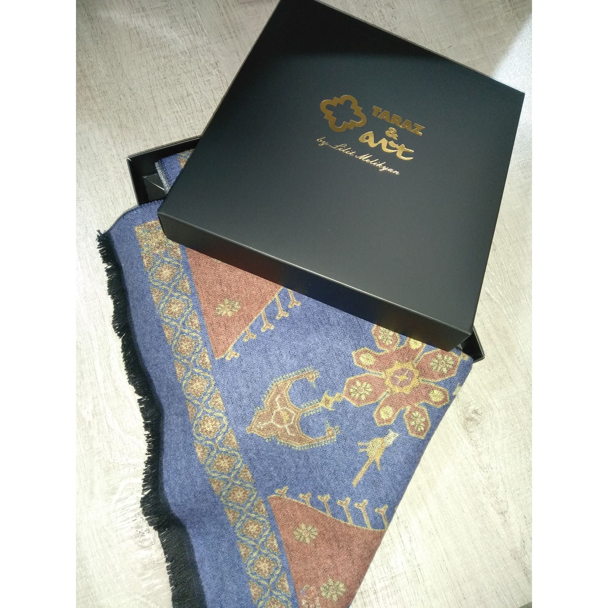 Taraz & Art Cashmere Scarf for Men