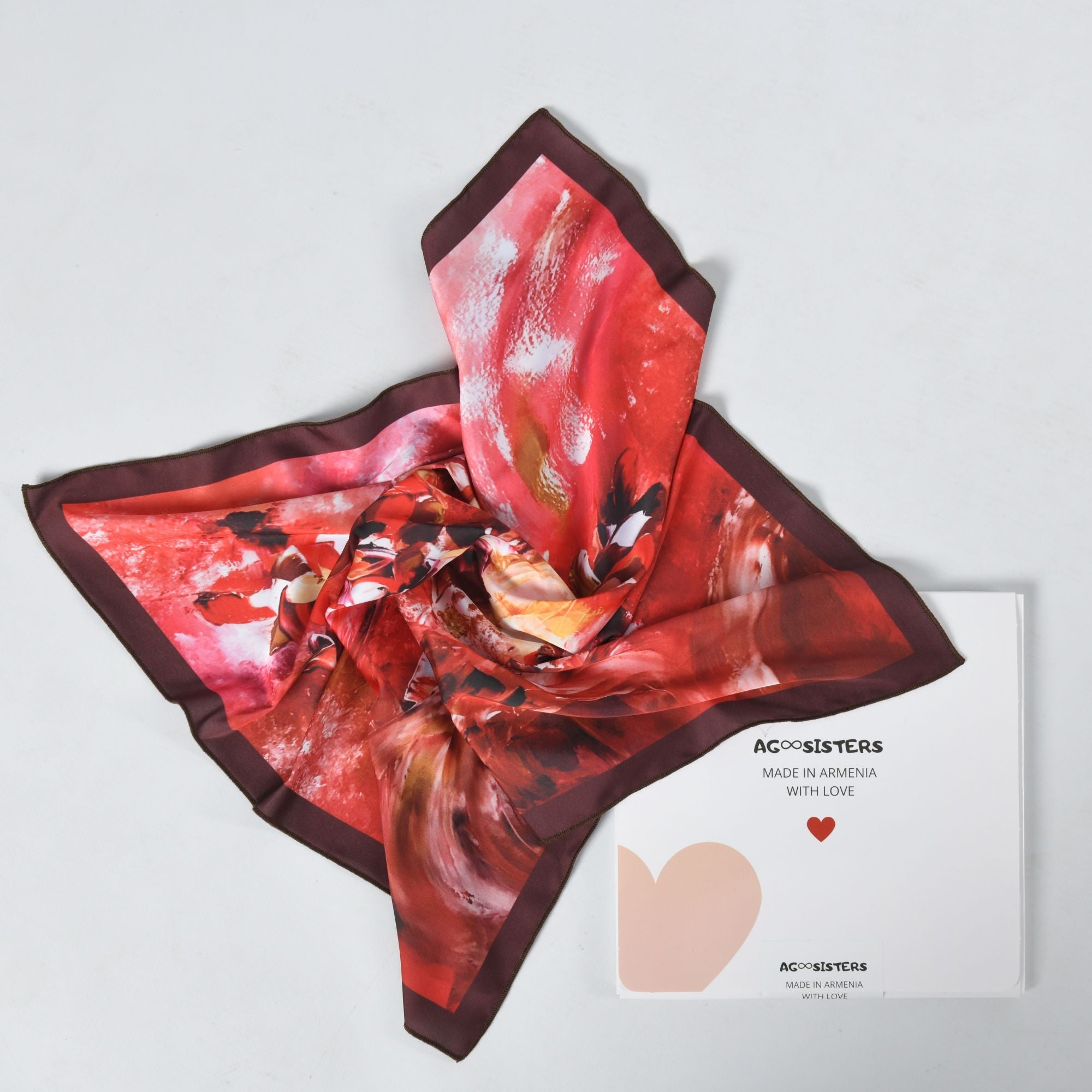 Pomegranate Juice Scarf