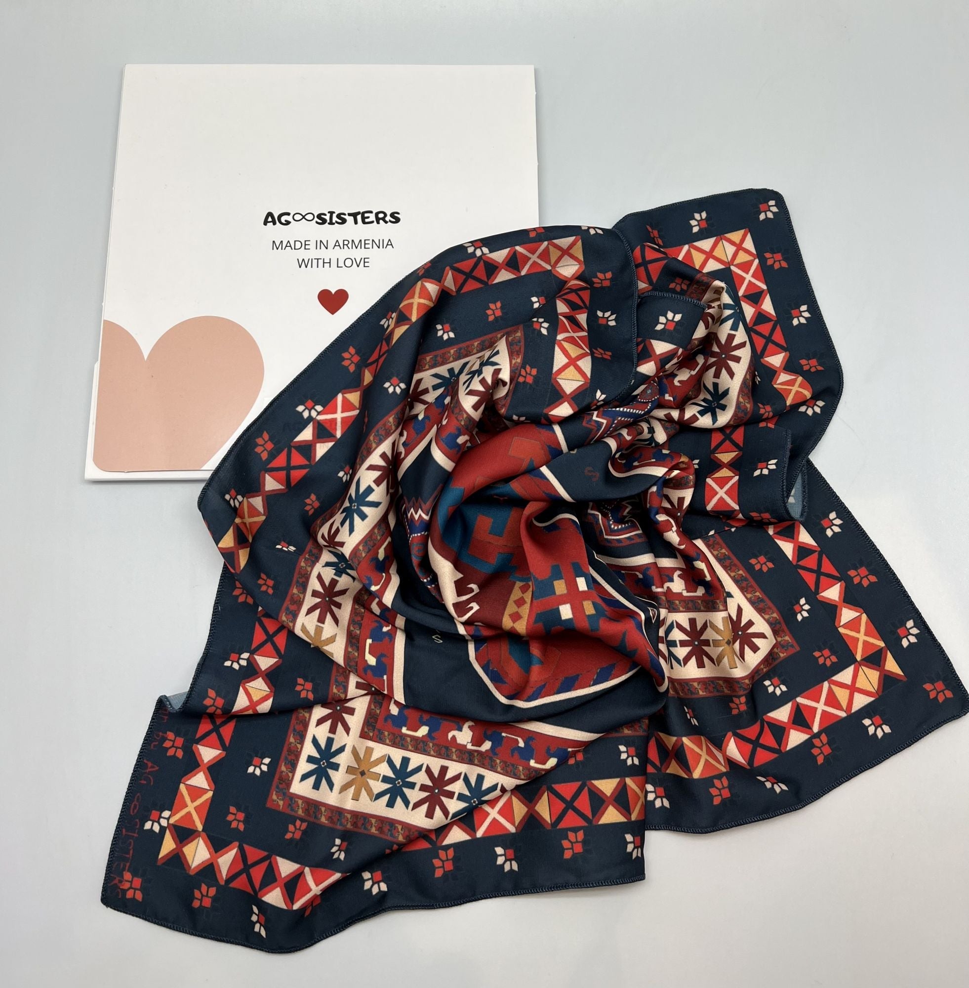 Armenian Carpet Scarf by AG Sisters