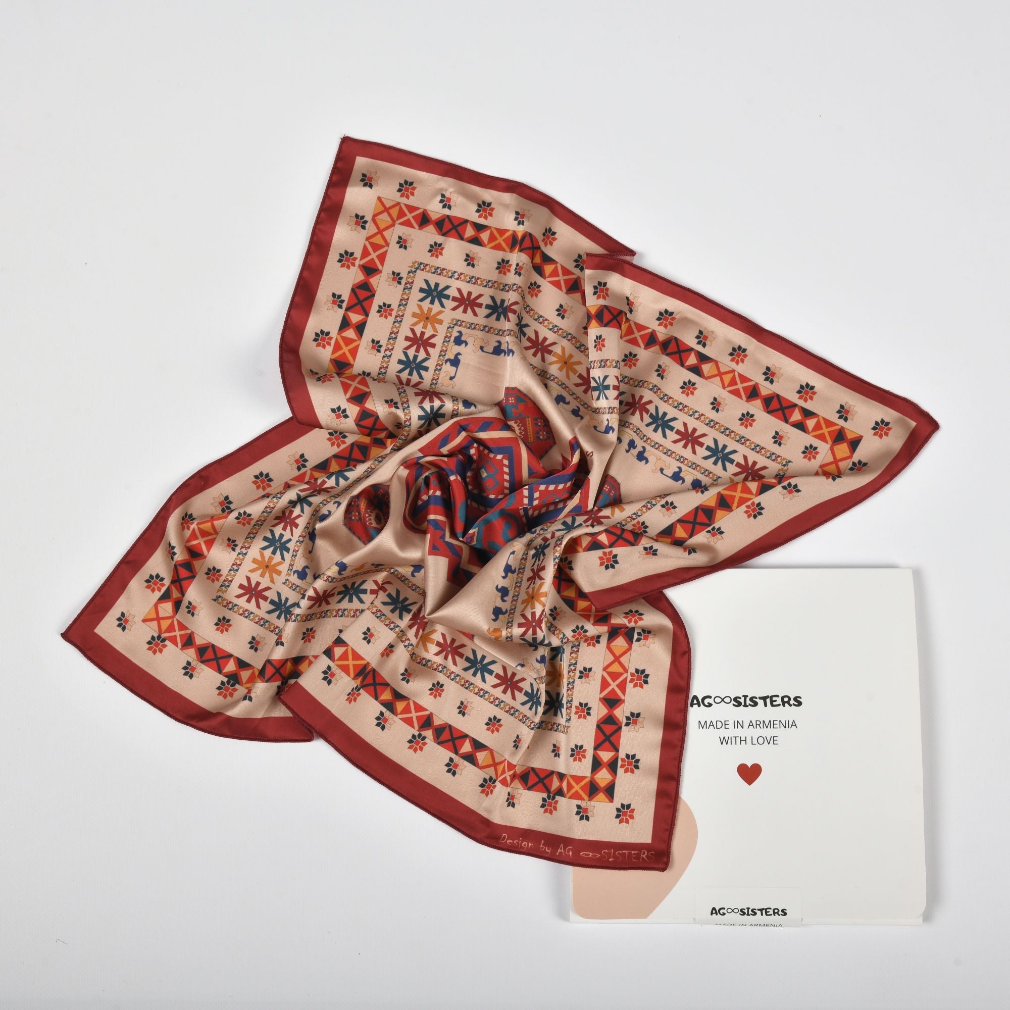 Armenian Carpet Scarf by AG Sisters