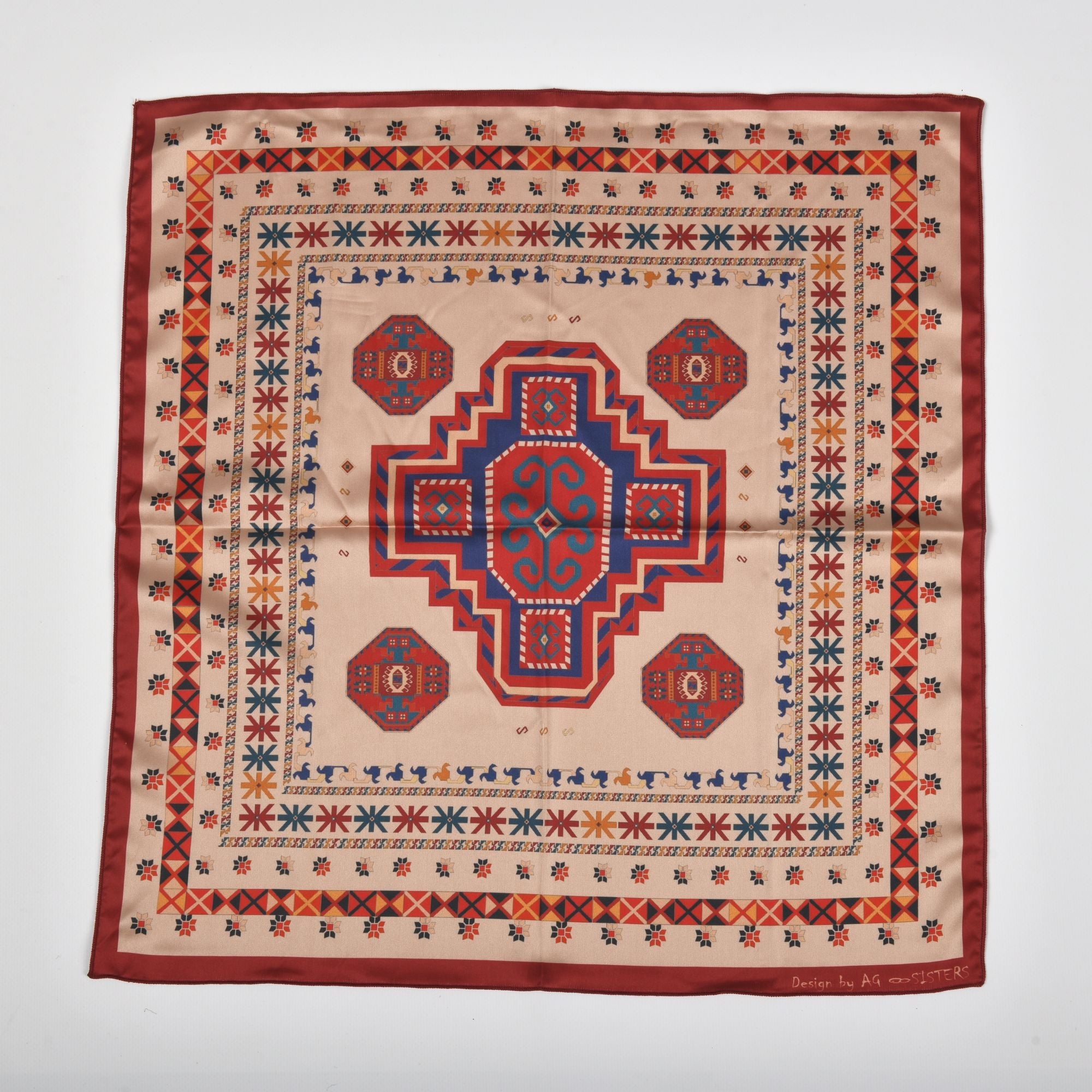 Armenian Carpet Scarf by AG Sisters