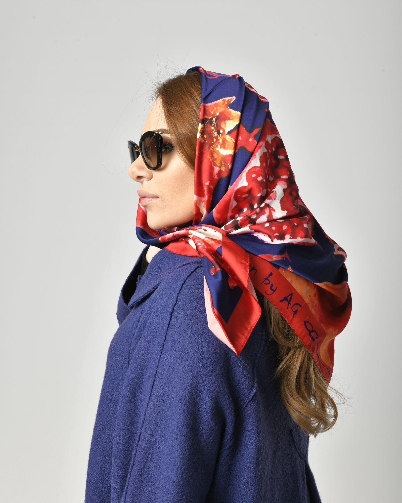 Pomegranate Scarf by AG Sisters