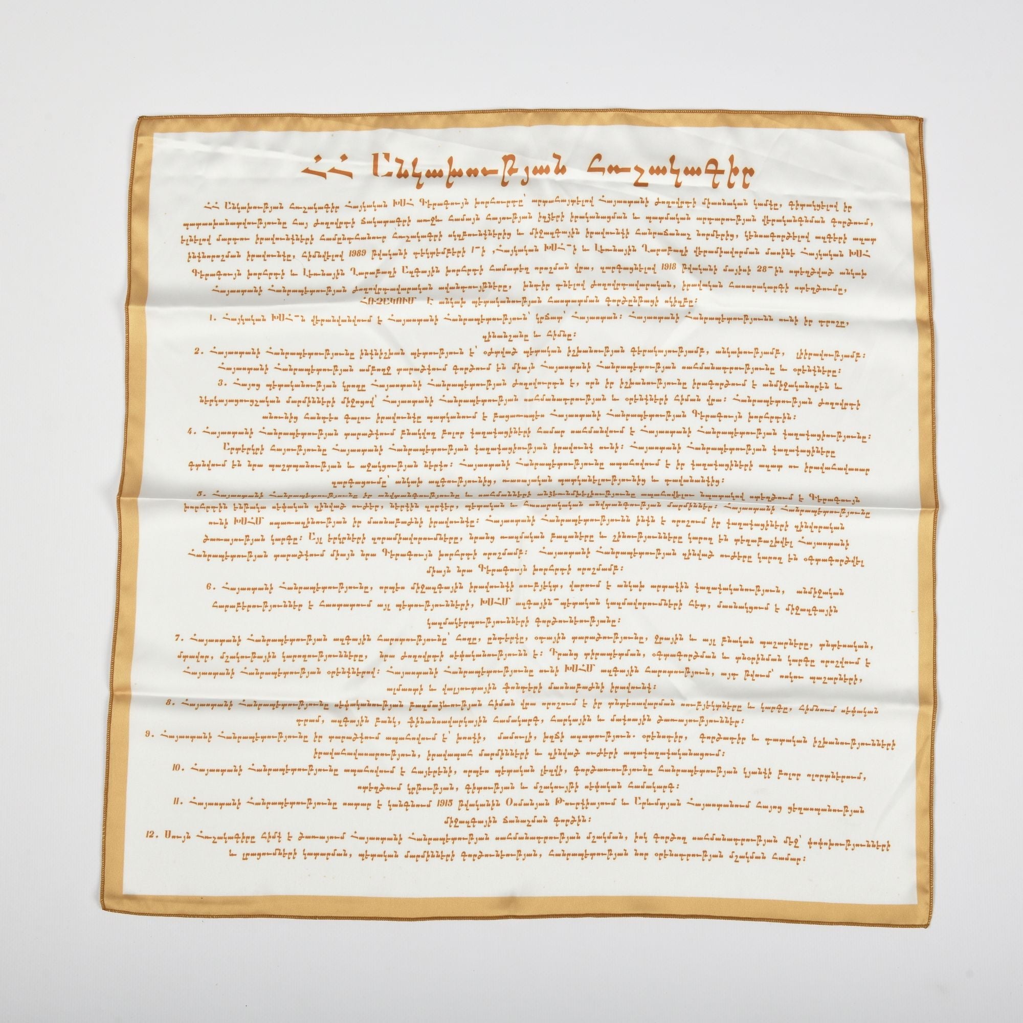 Declaration of Independence Scarf by AG Sisters