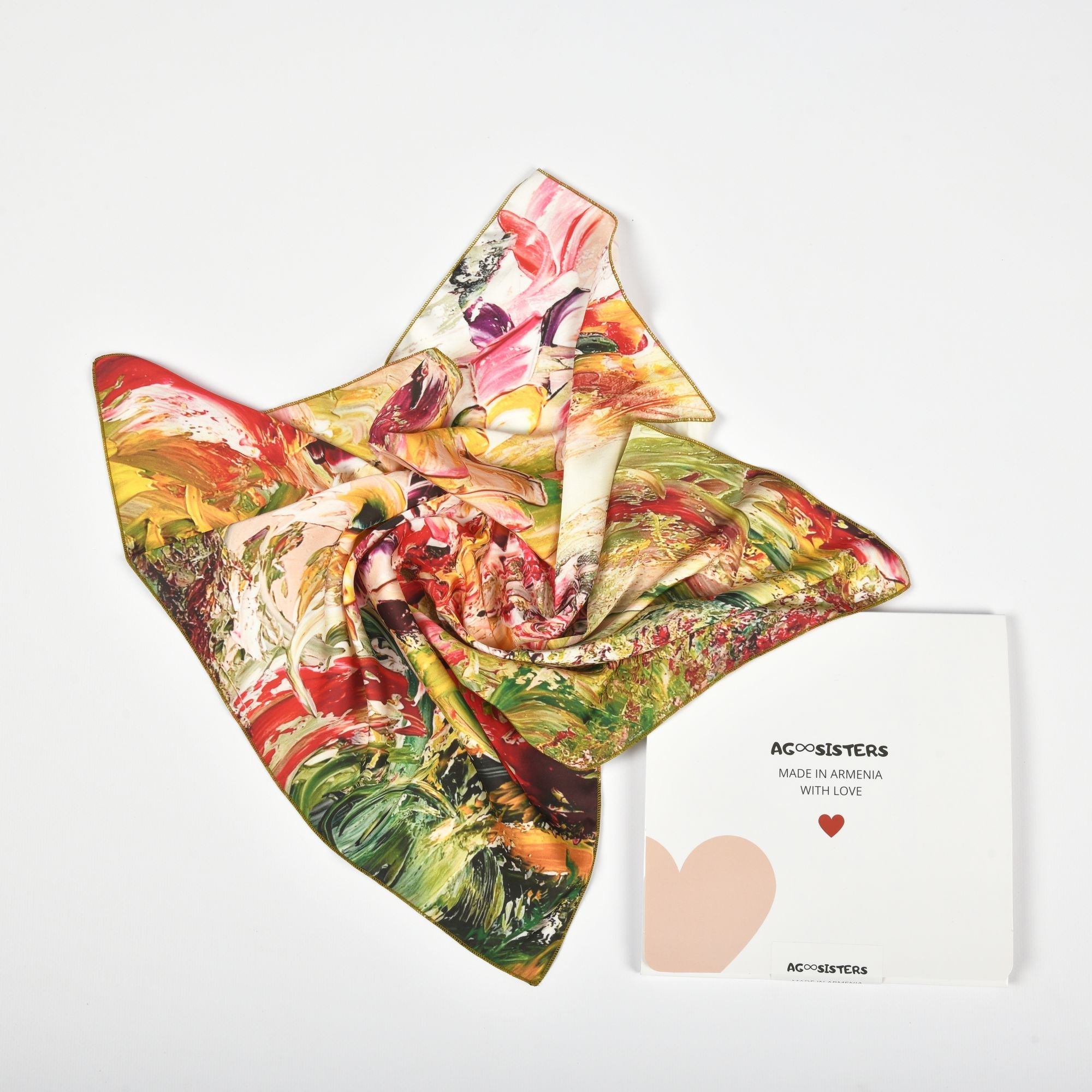 Pomegranate Juice Scarf by AG Sisters